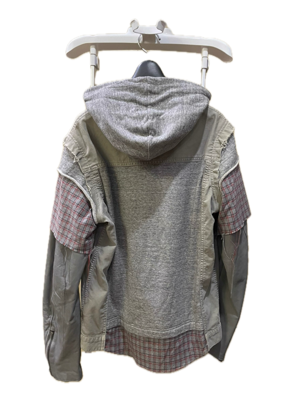 Undercover 2012SS Hybrid Leather-Sleeve Jacket