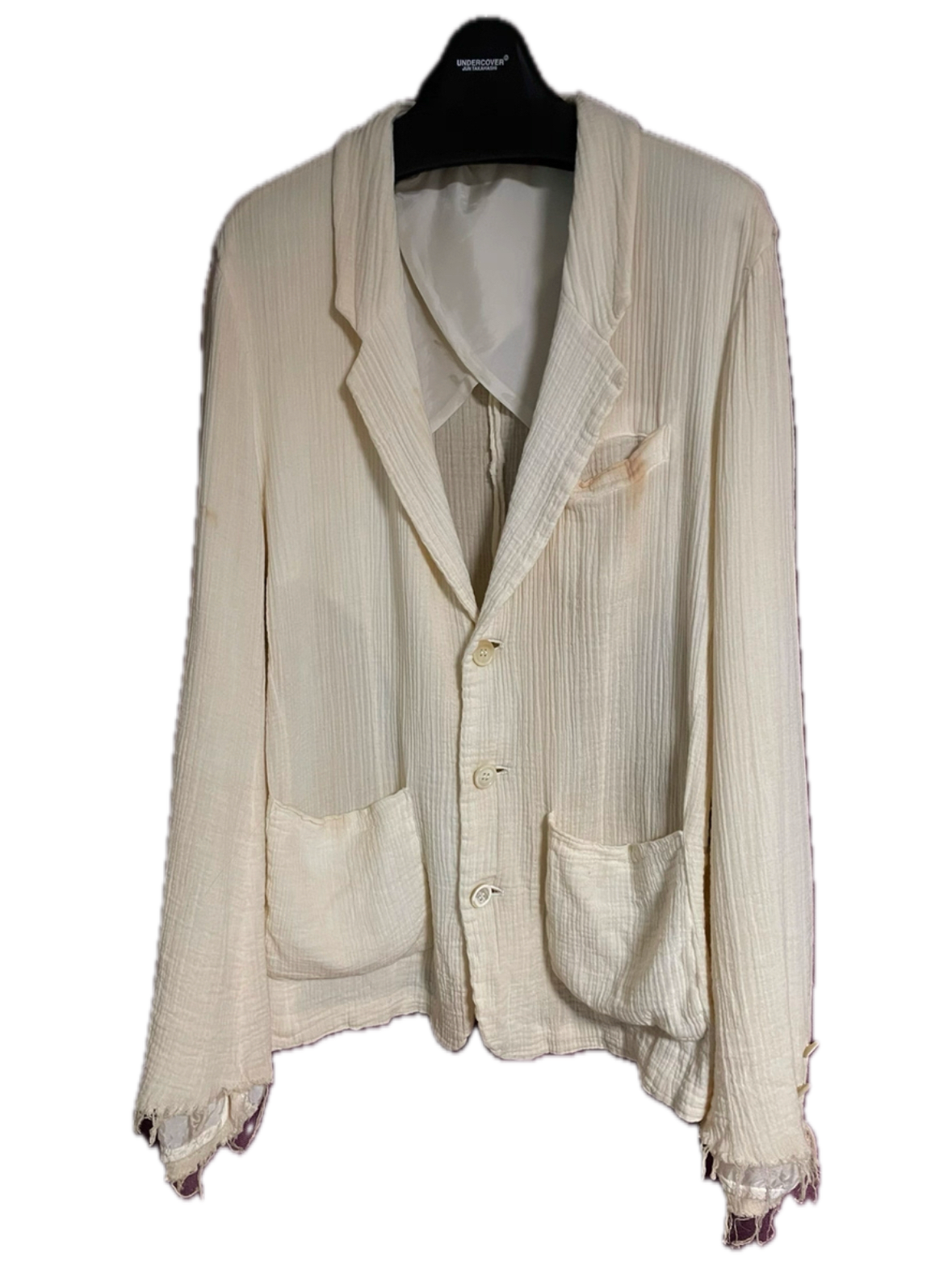 Undercover 04SS 'Dissolving Rust' Blazer