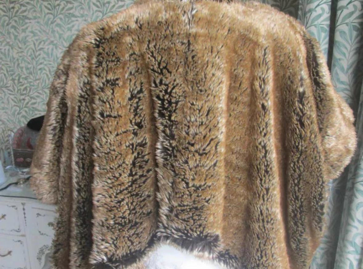 Vivienne Westwood 'Saturn' Faux Fur Cape
