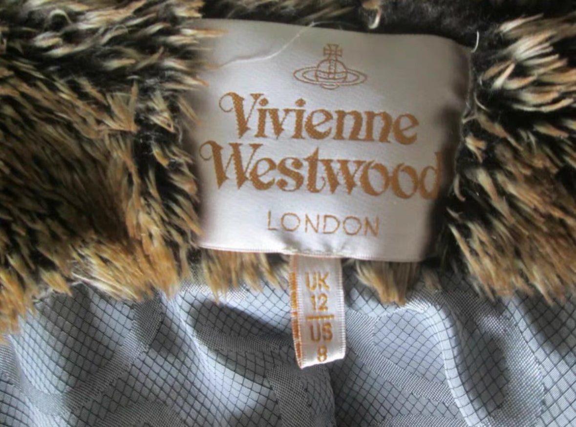 Vivienne Westwood 'Saturn' Faux Fur Cape