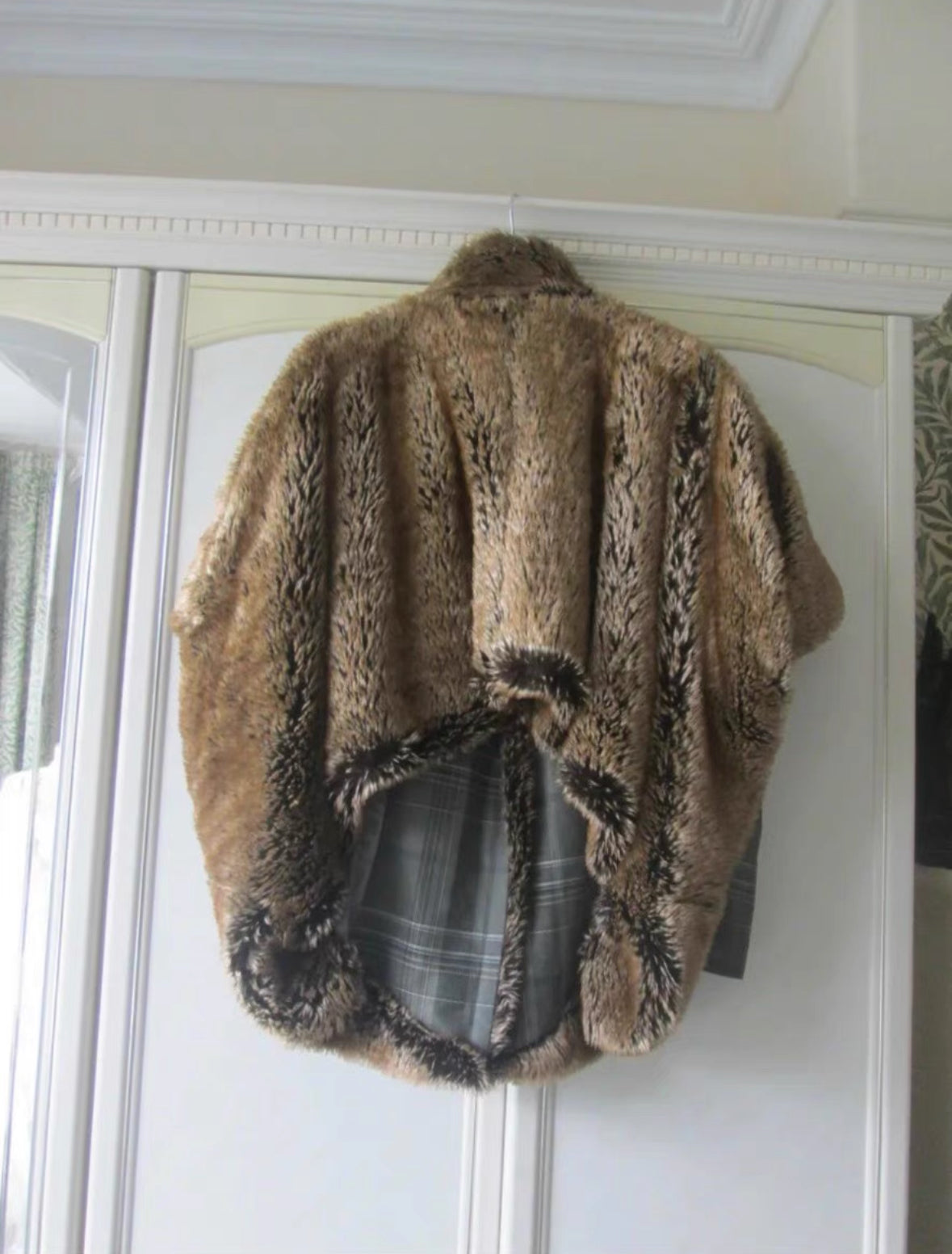Vivienne Westwood 'Saturn' Faux Fur Cape