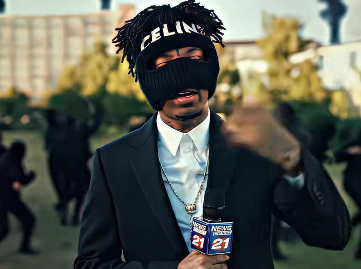 CELINE  FW21 Ski/Balaclava Mask-21 Savage Worn