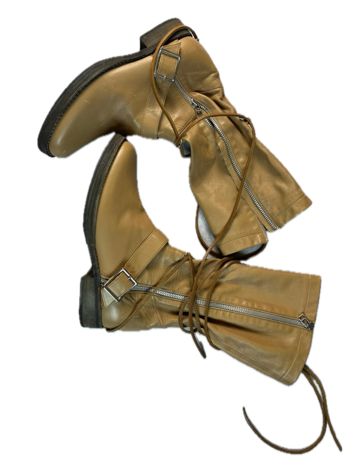 Undercover AW05 'Arts & Crafts' Engineer Strap Boots