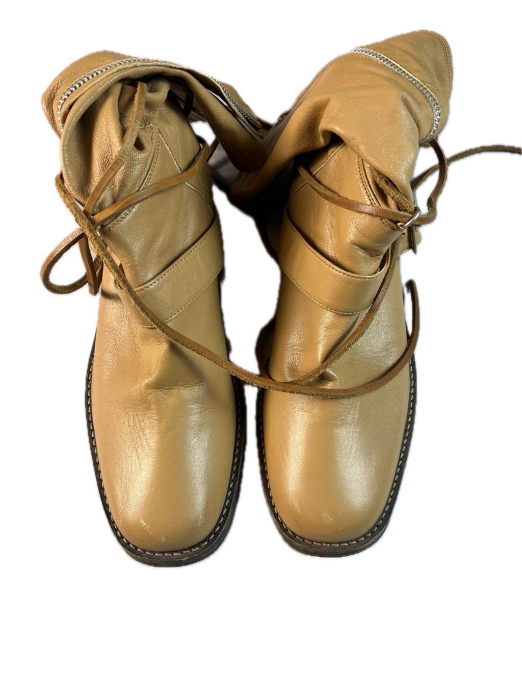 Undercover AW05 'Arts & Crafts' Engineer Strap Boots