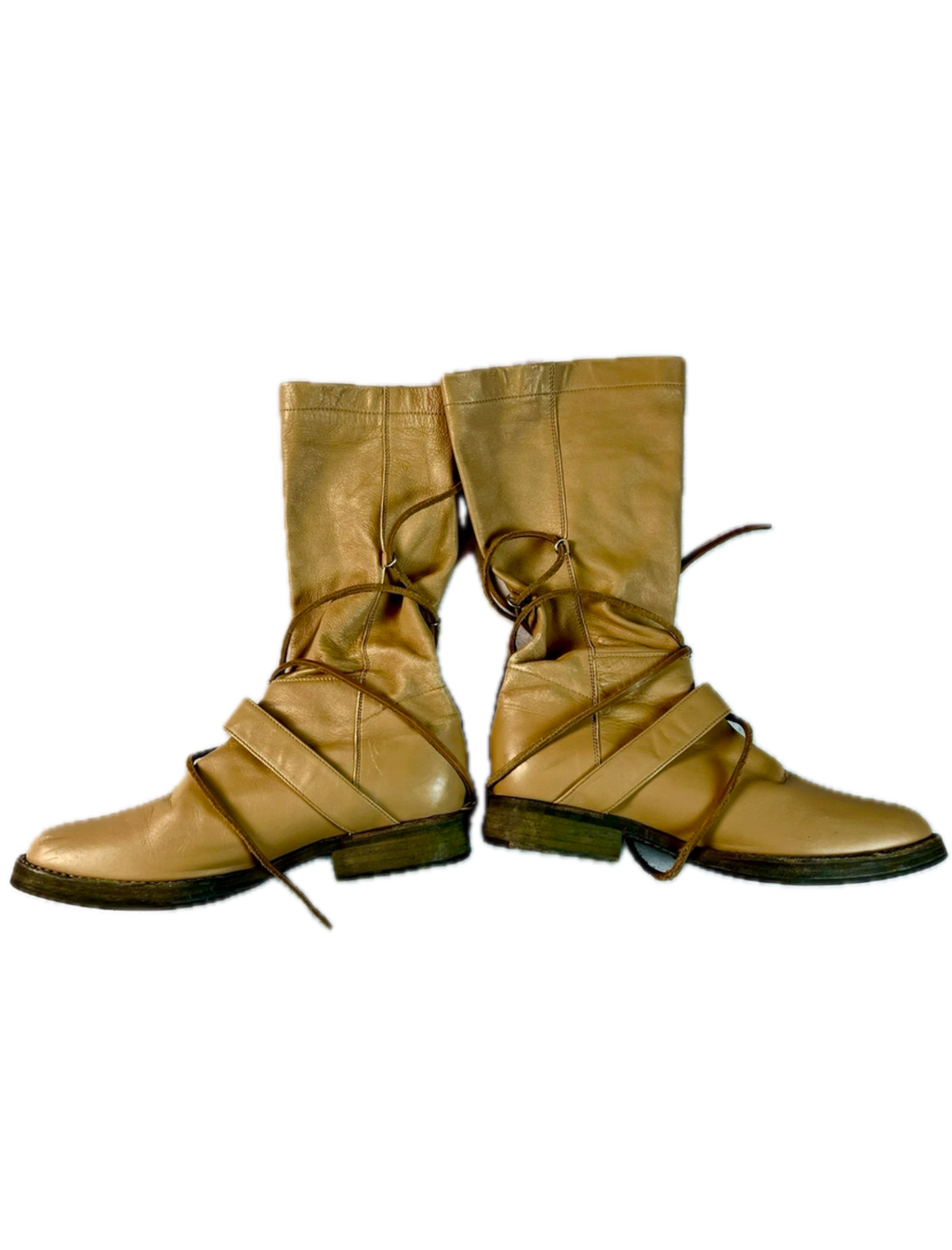 Undercover AW05 'Arts & Crafts' Engineer Strap Boots
