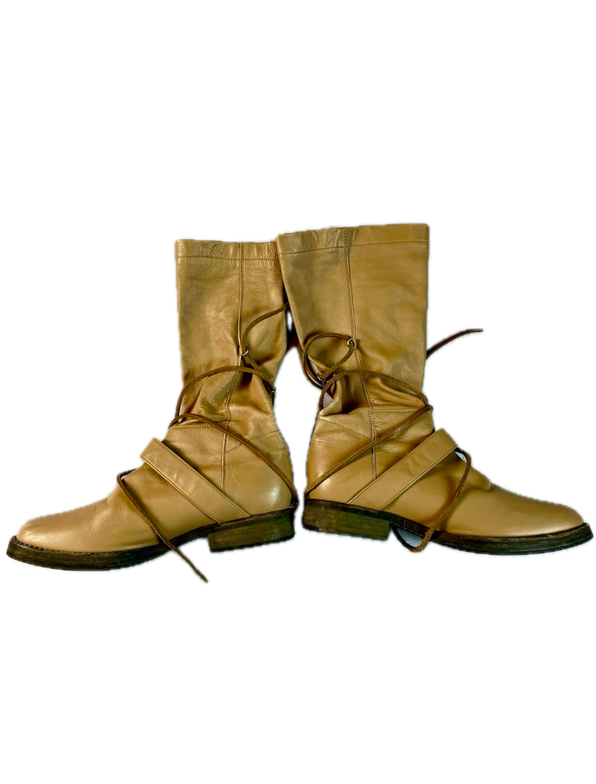 Undercover AW05 'Arts & Crafts' Engineer Strap Boots