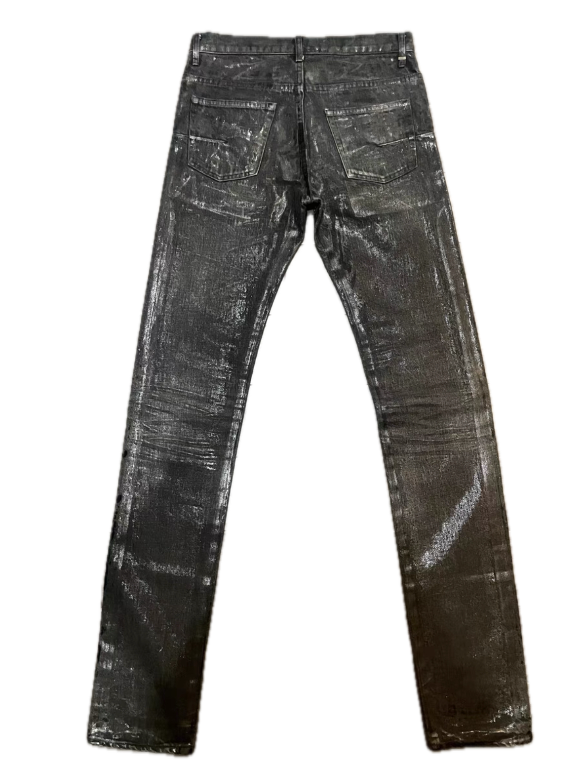 Dior Homme 08AW by Hedi Slimane Waxed Black Jeans