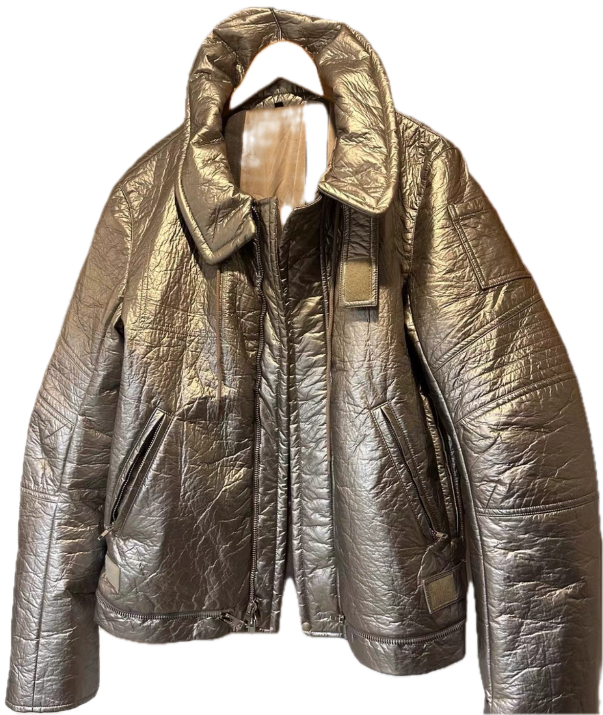 Helmut Lang Astro Silver Flight Jacket