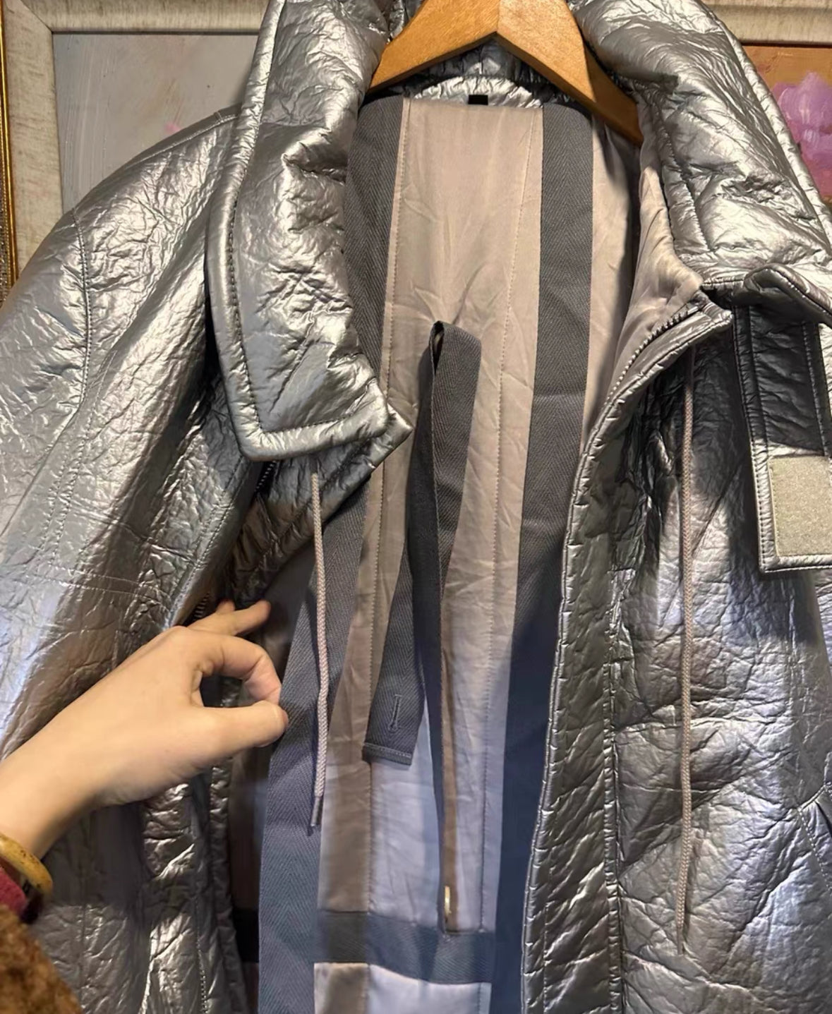 Helmut Lang Astro Silver Flight Jacket