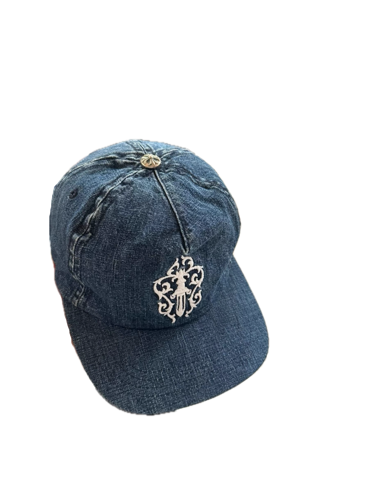 Chrome Hearts Vine & Dagger Embroidered Denim Cap