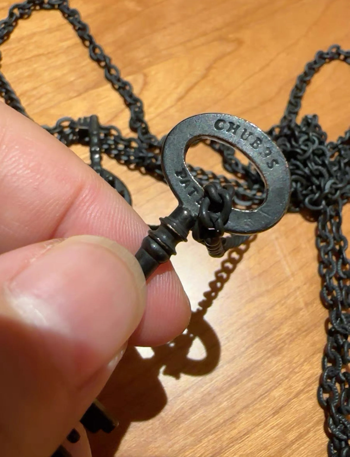 Number (N)ine 06AW Brass Wallet Chain