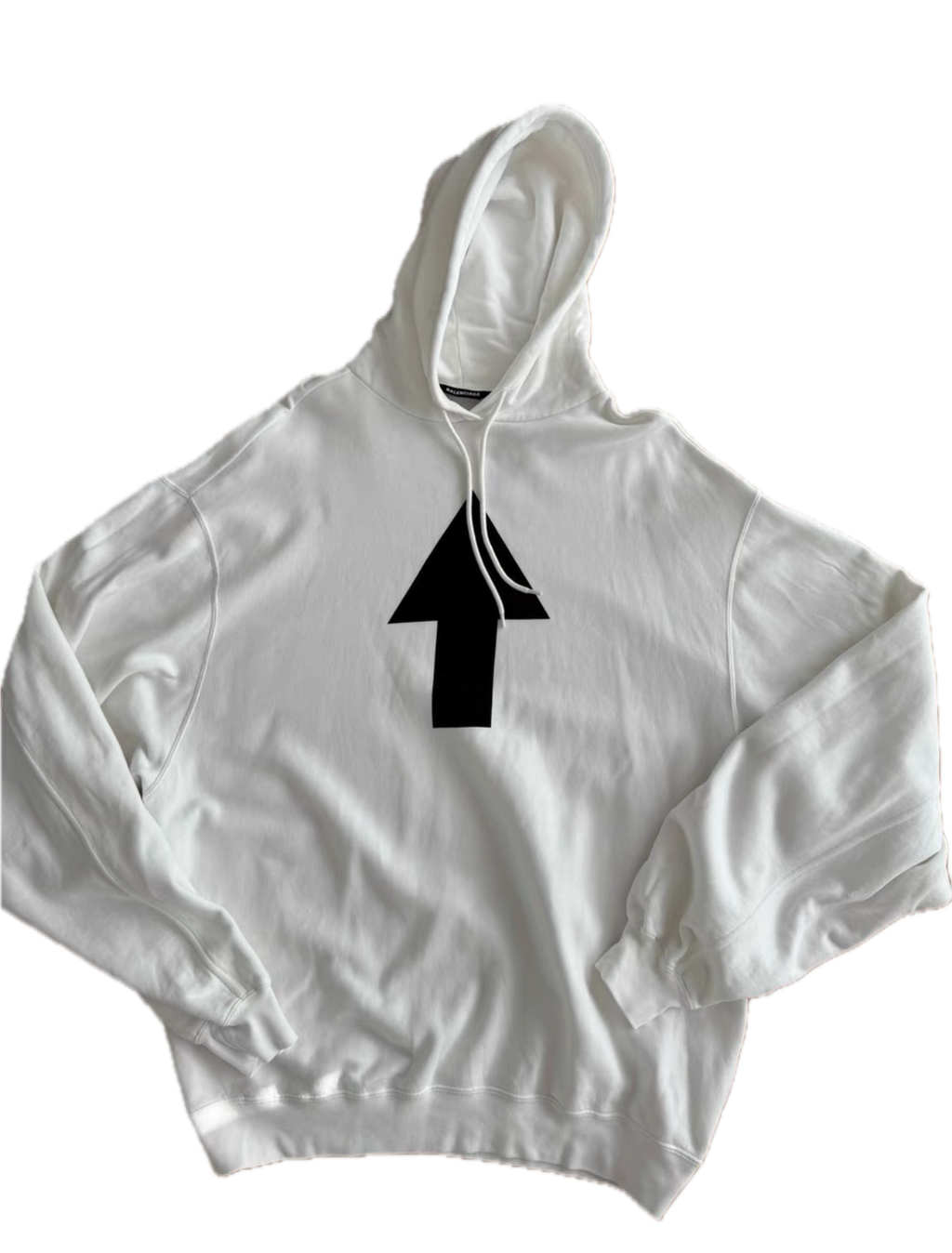 Balenciaga 'WiFi' Oversized Hoodie - White
