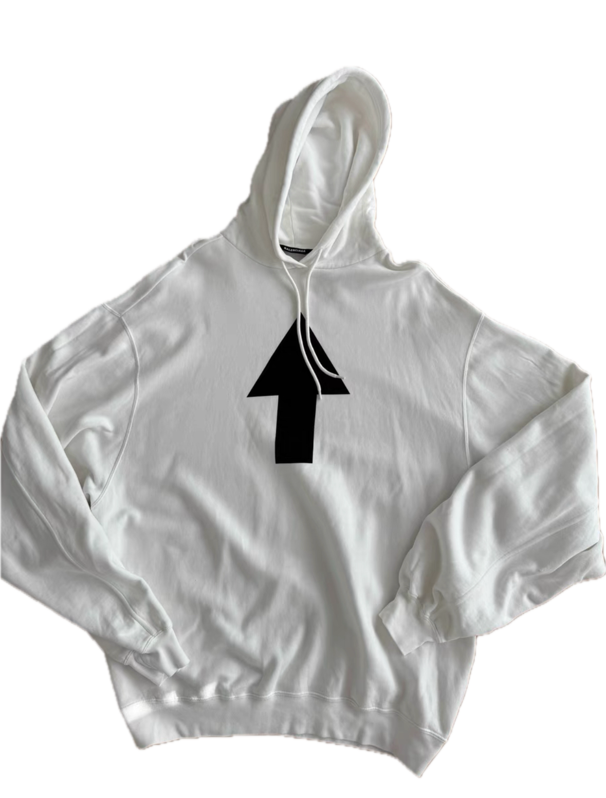 Balenciaga 'WiFi' Oversized Hoodie - White