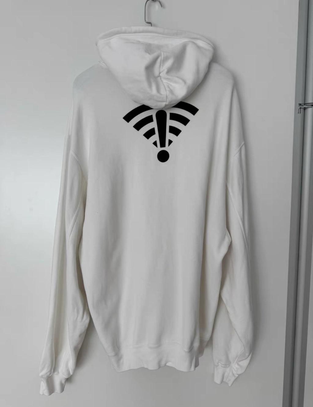 Balenciaga 'WiFi' Oversized Hoodie - White