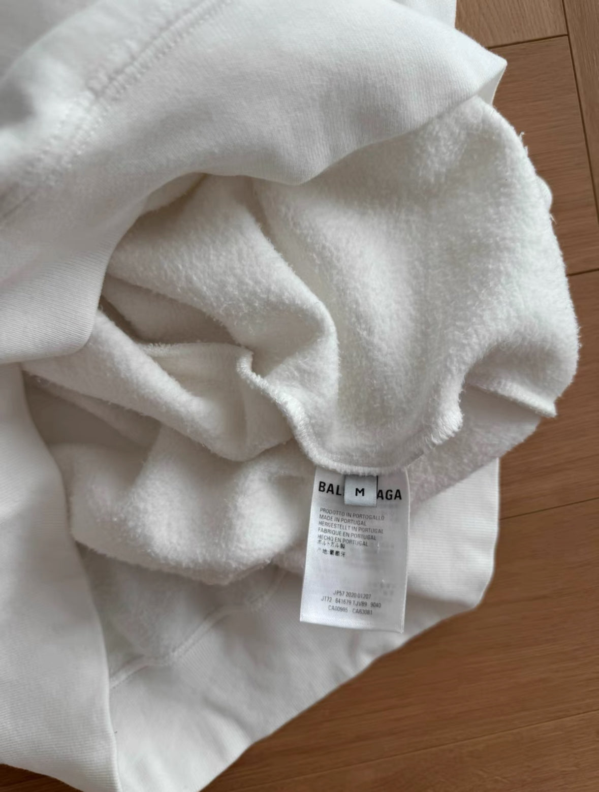 Balenciaga 'WiFi' Oversized Hoodie - White