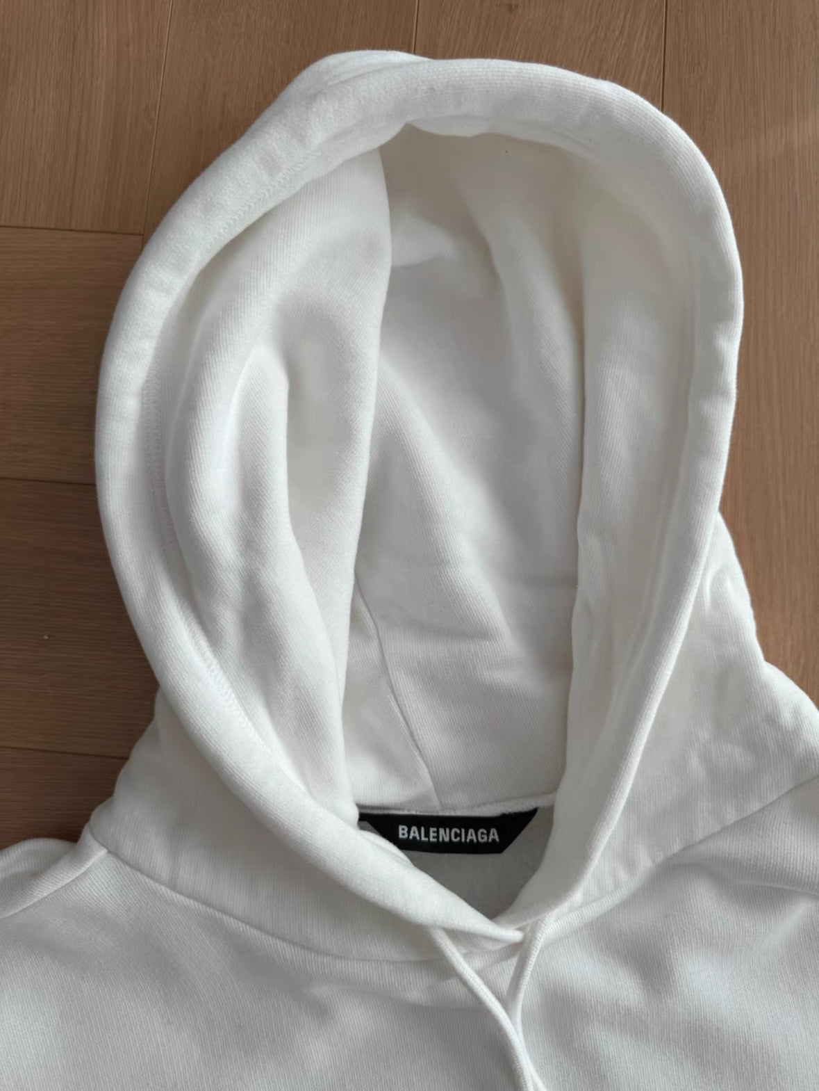 Balenciaga 'WiFi' Oversized Hoodie - White