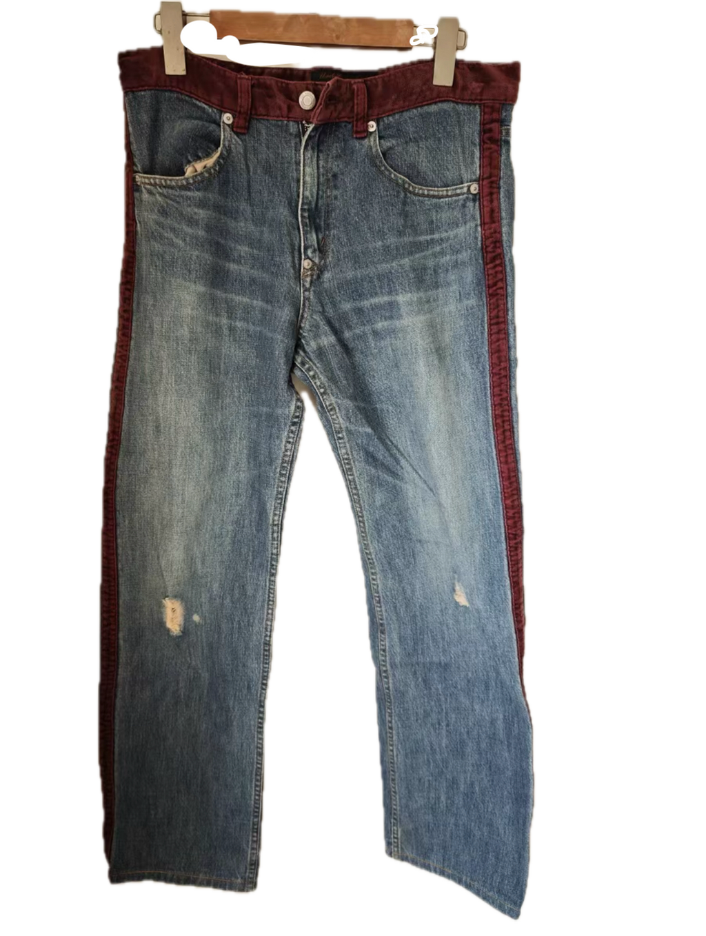 Undercover 02AW 'Witch' Velvet-Patch Jeans