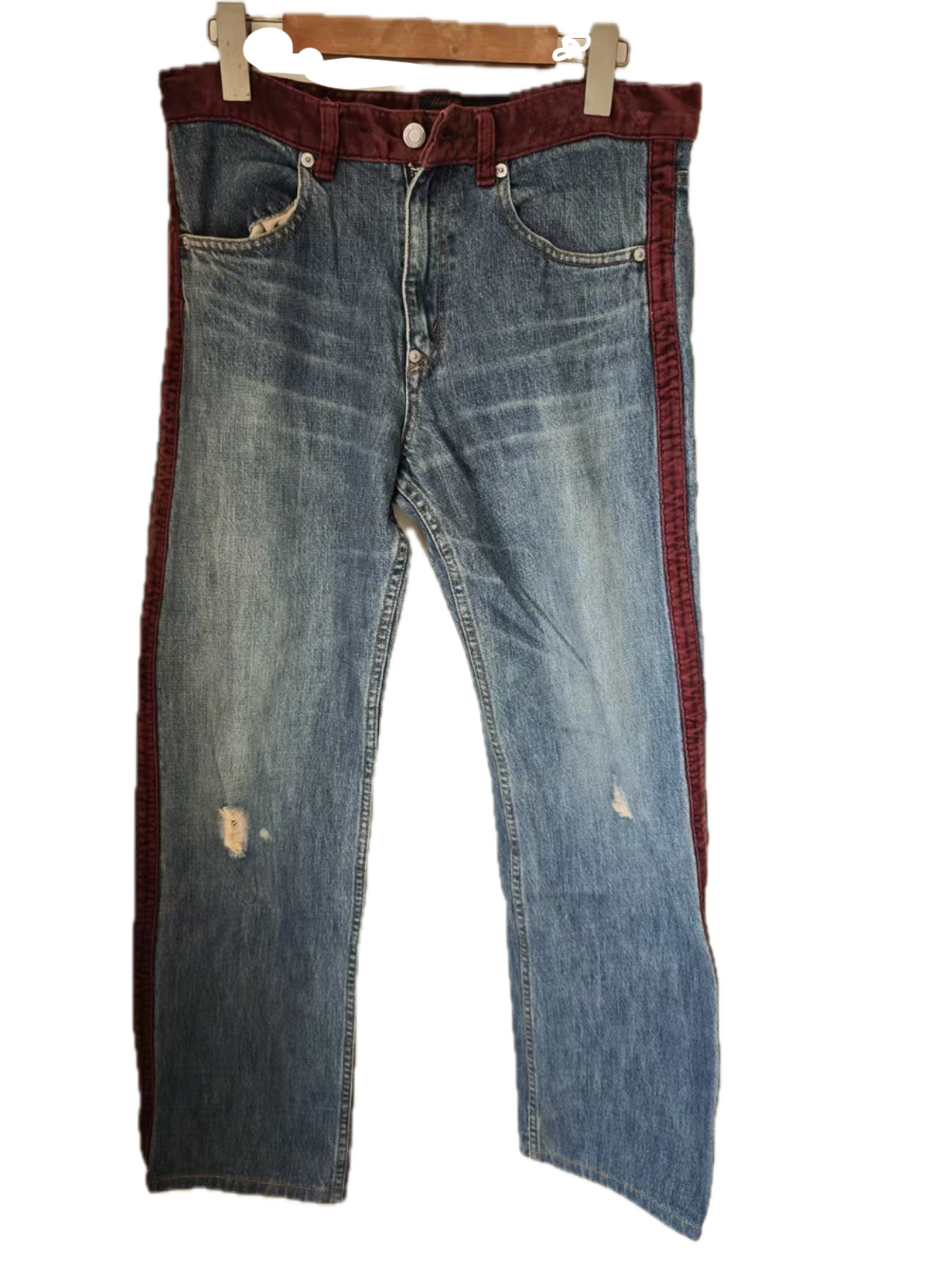 Undercover 02AW 'Witch' Velvet-Patch Jeans