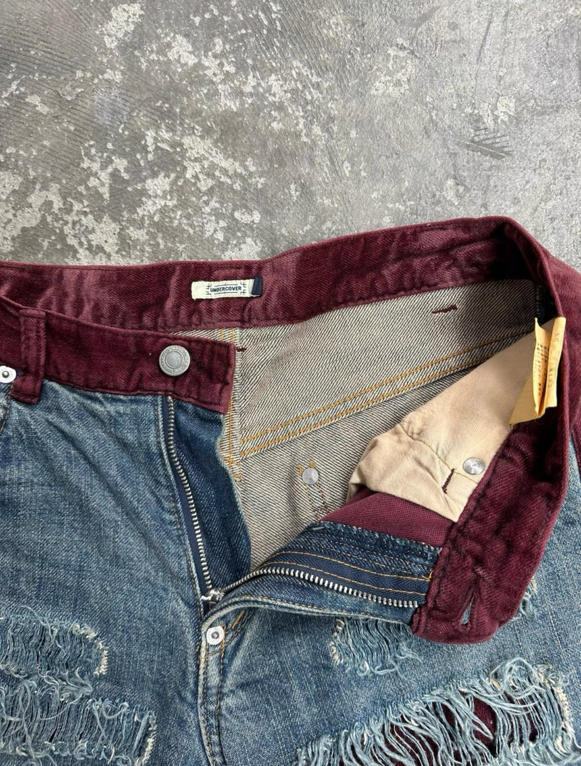 Undercover 02 'Witch' Distressed Jeans (Women)