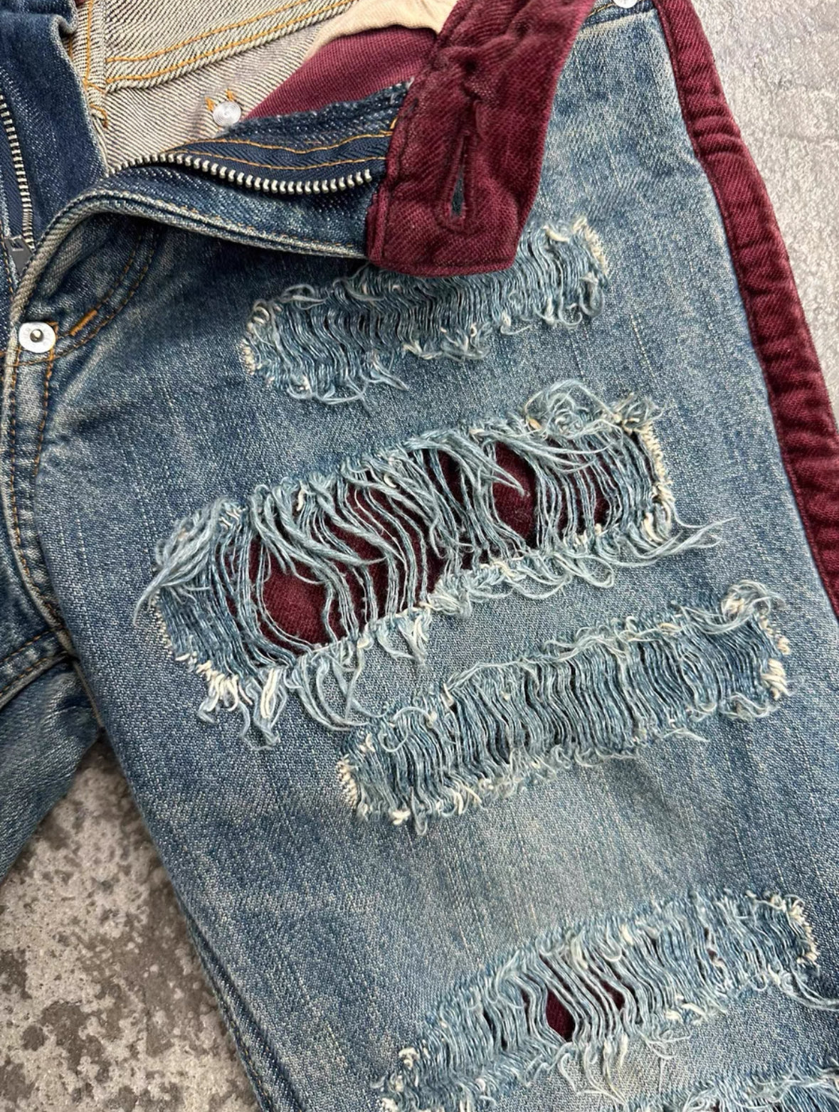 Undercover 02 'Witch' Distressed Jeans (Women)