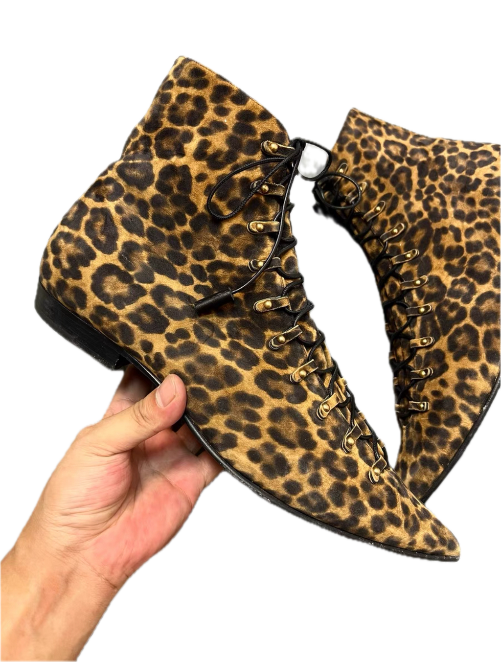 Saint Laurent 22SS Leopard Chelsea Boots