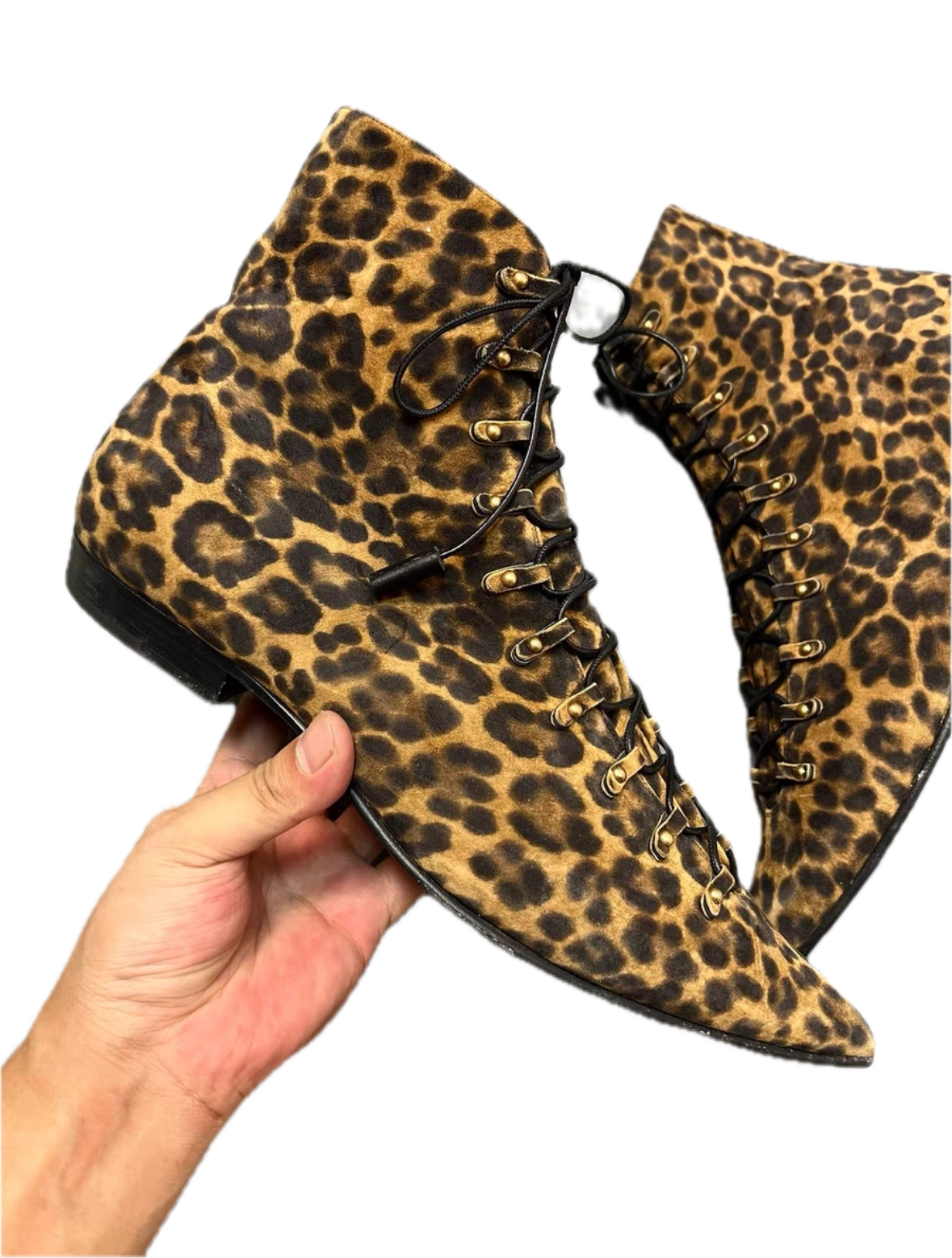 Saint Laurent 22SS Leopard Chelsea Boots