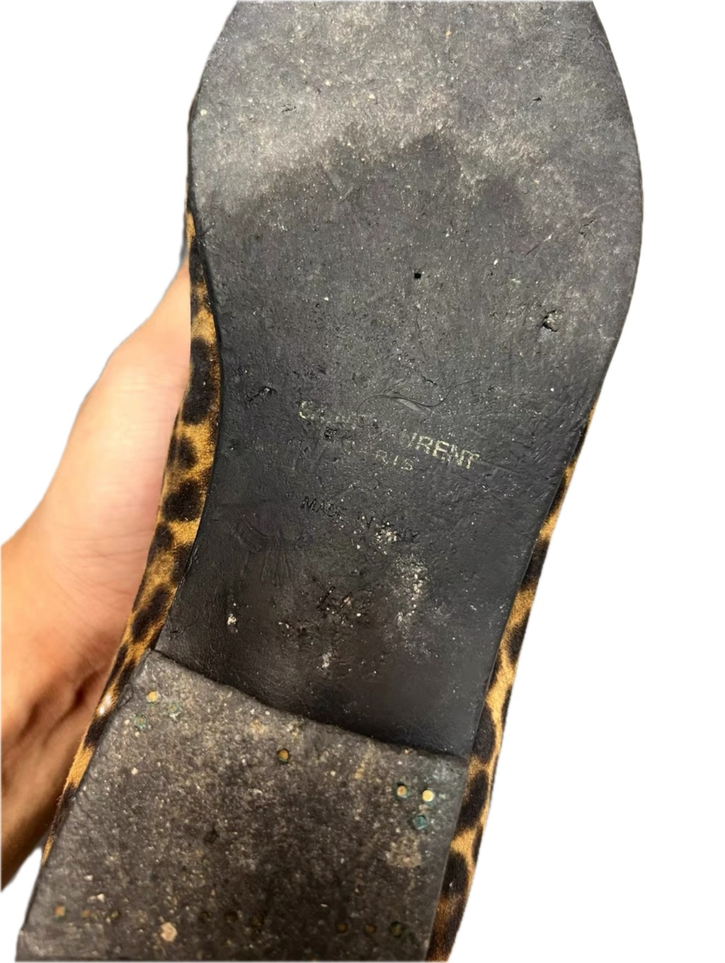 Saint Laurent 22SS Leopard Chelsea Boots
