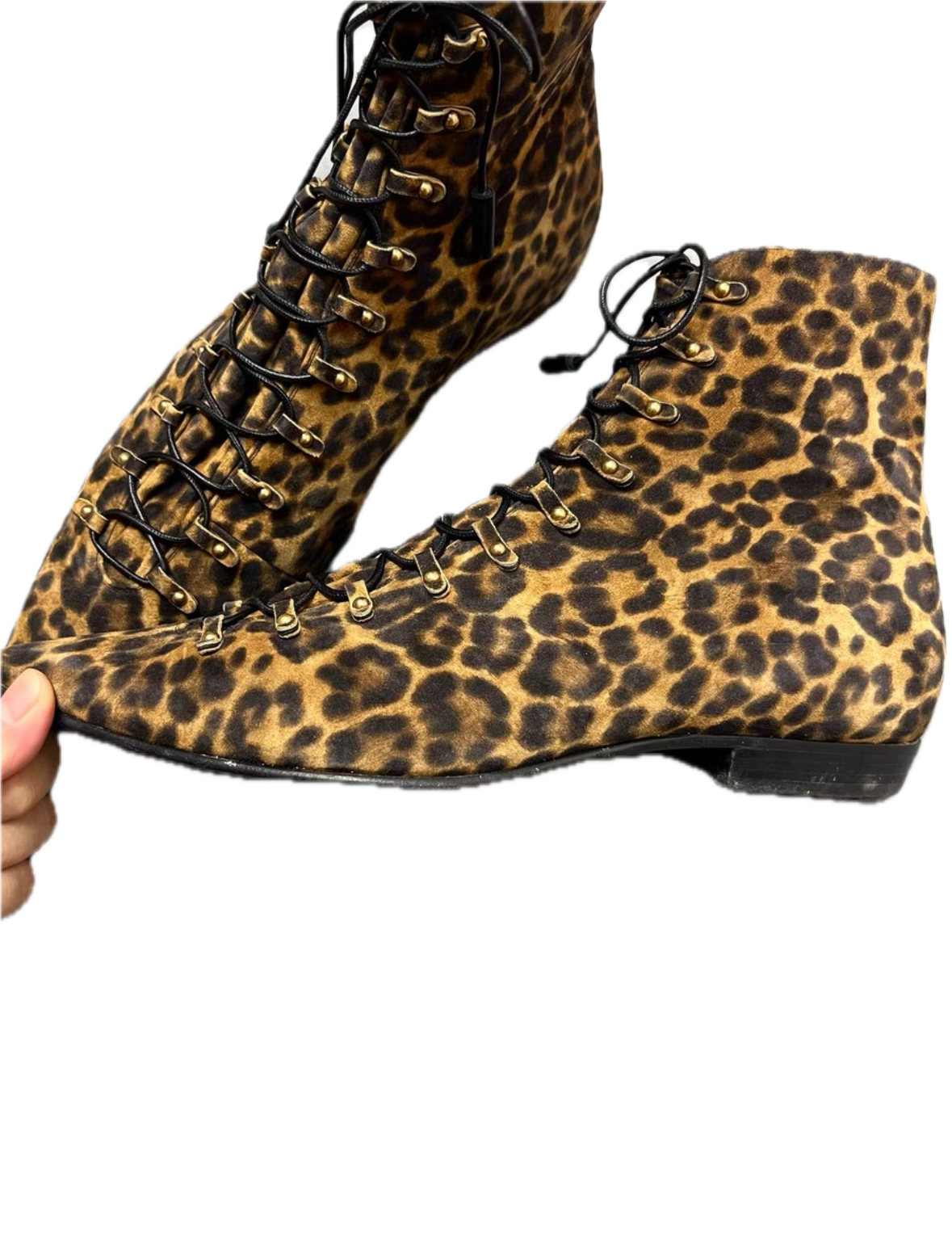 Saint Laurent 22SS Leopard Chelsea Boots