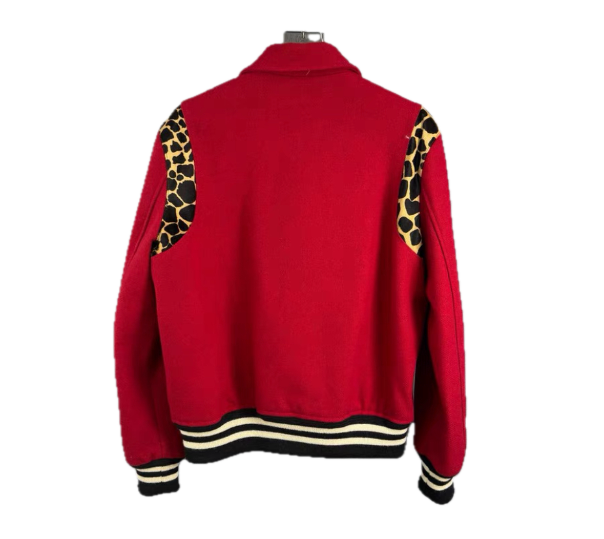 Saint Laurent Leopard Varsity Jacket