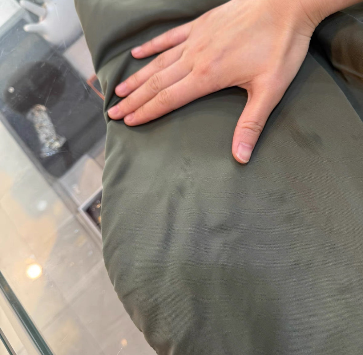 Balenciaga Military Green Bomber Jacket