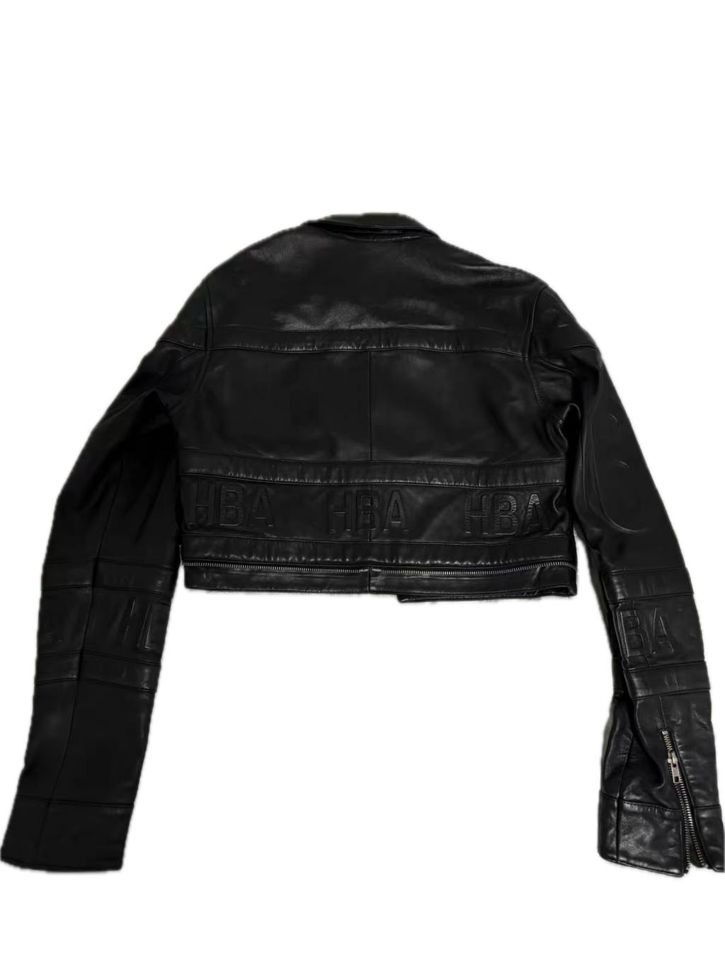 HBA Hood By Air 14FW Embossed Detachable Leather Coat