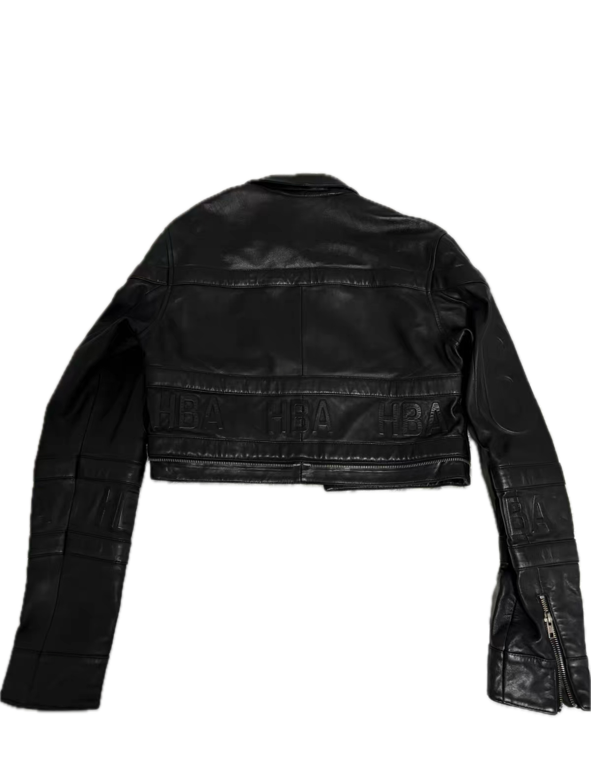 HBA Hood By Air 14FW Embossed Detachable Leather Coat