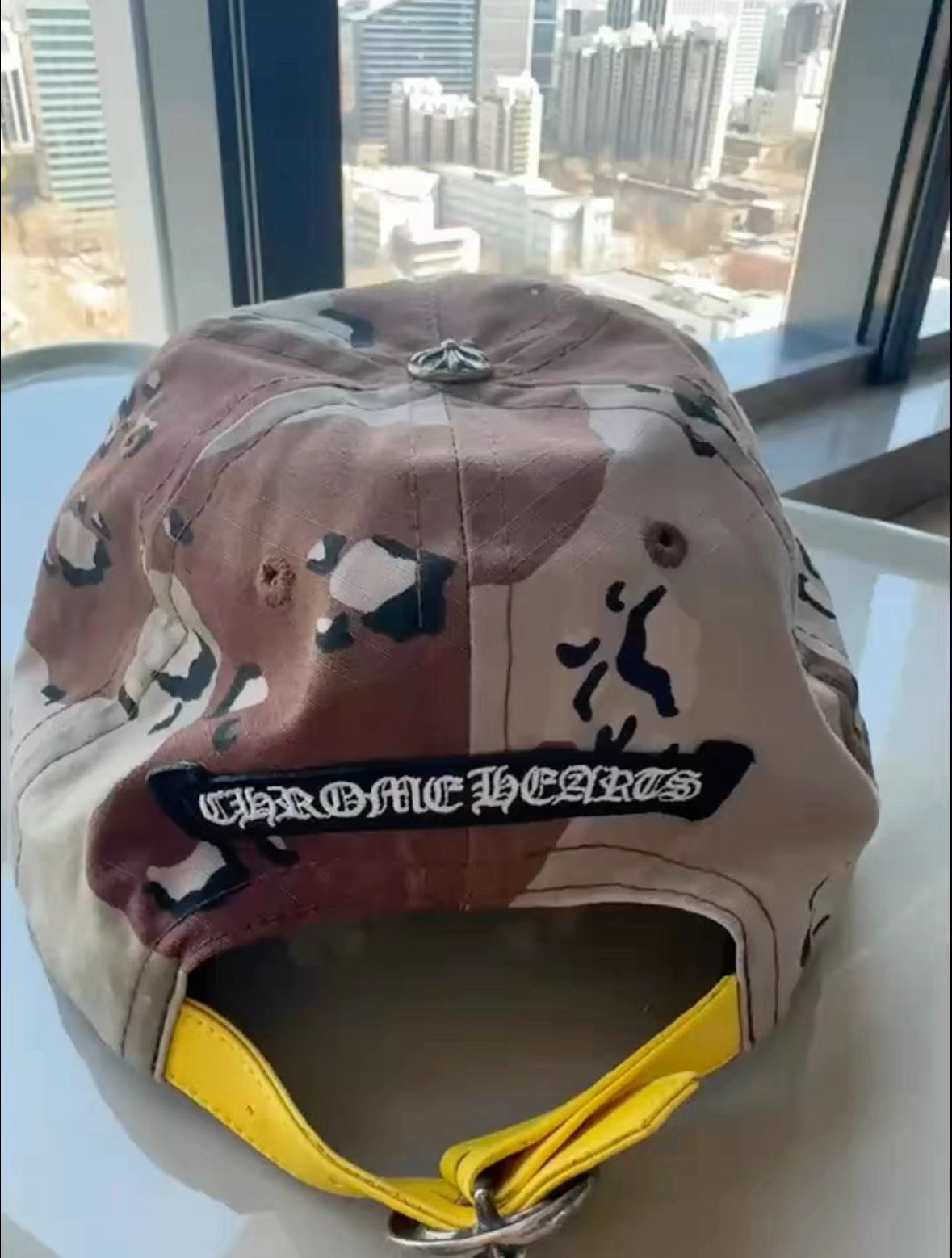 Chrome Hearts Sex Records Camo Baseball Cap