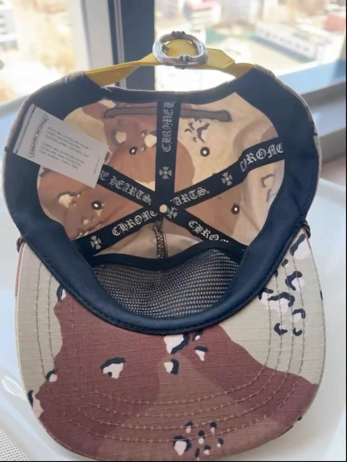 Chrome Hearts Sex Records Camo Baseball Cap