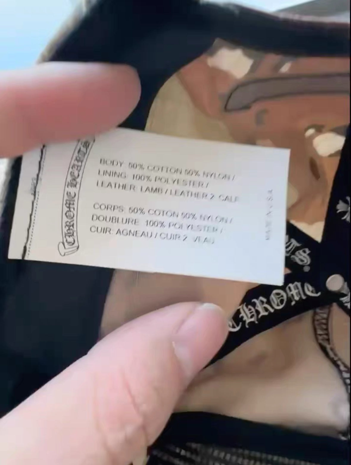 Chrome Hearts Sex Records Camo Baseball Cap