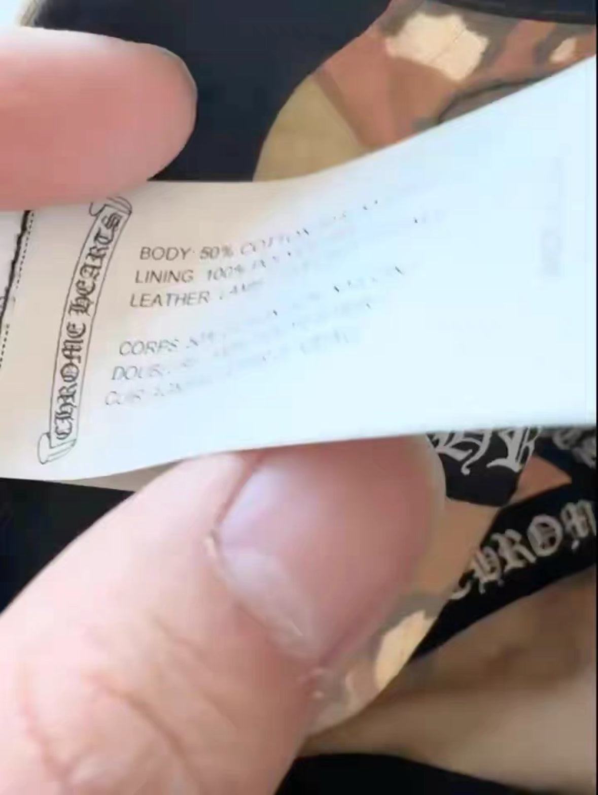 Chrome Hearts Sex Records Camo Baseball Cap