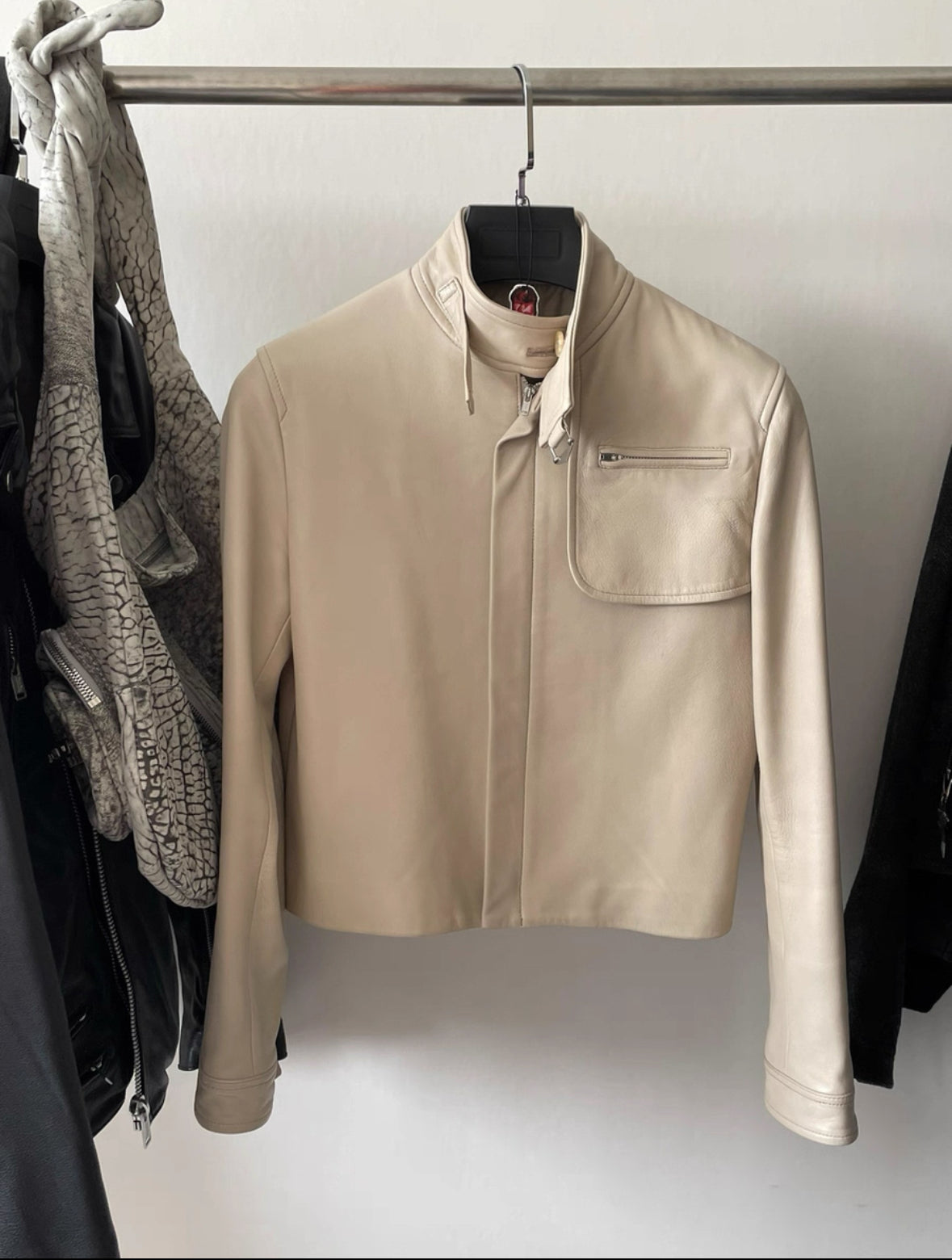 Yohji Yamamoto Leather Hunter Jacket