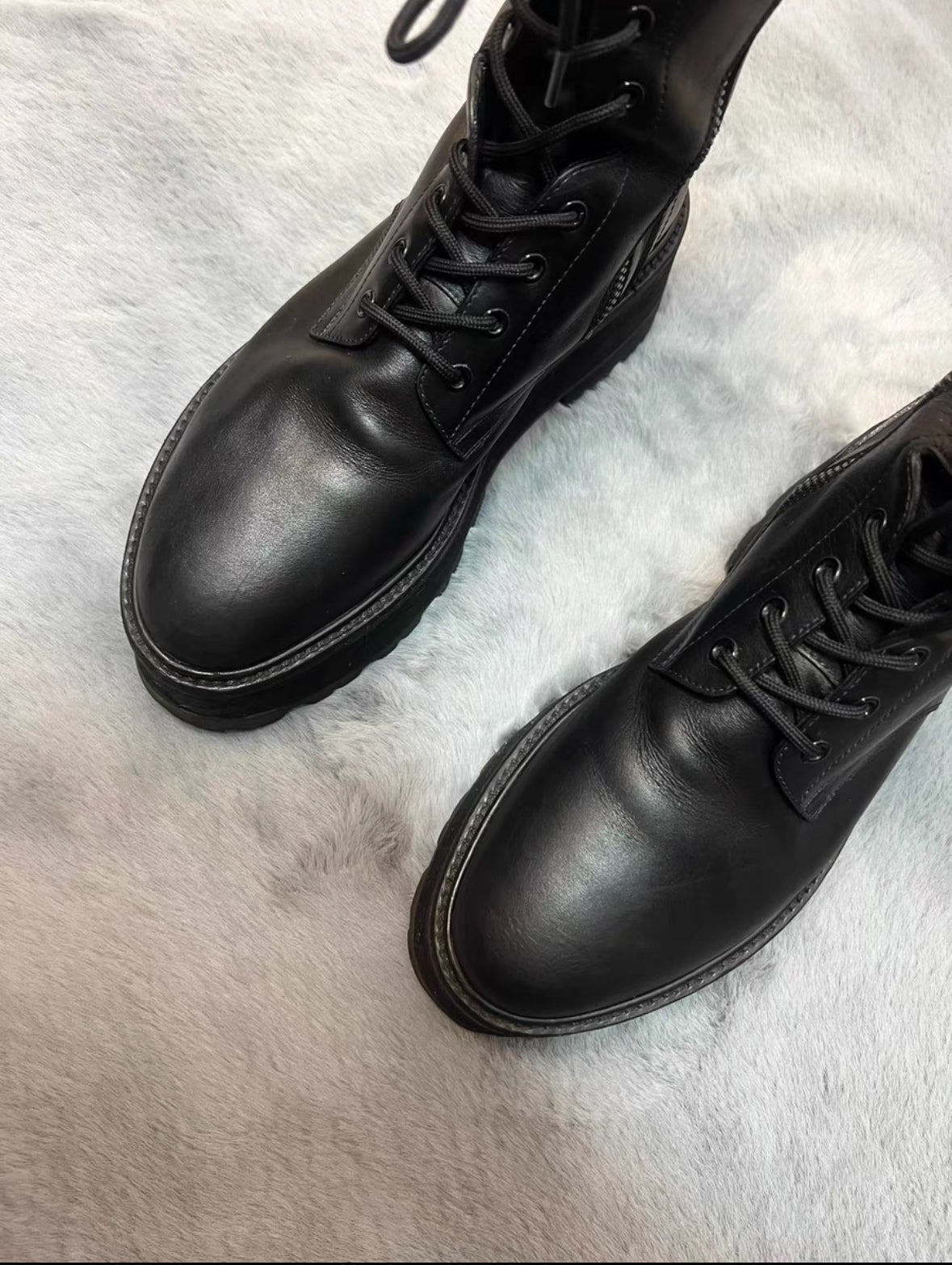 Celine SS22 Runway High-Platform Martin Boots