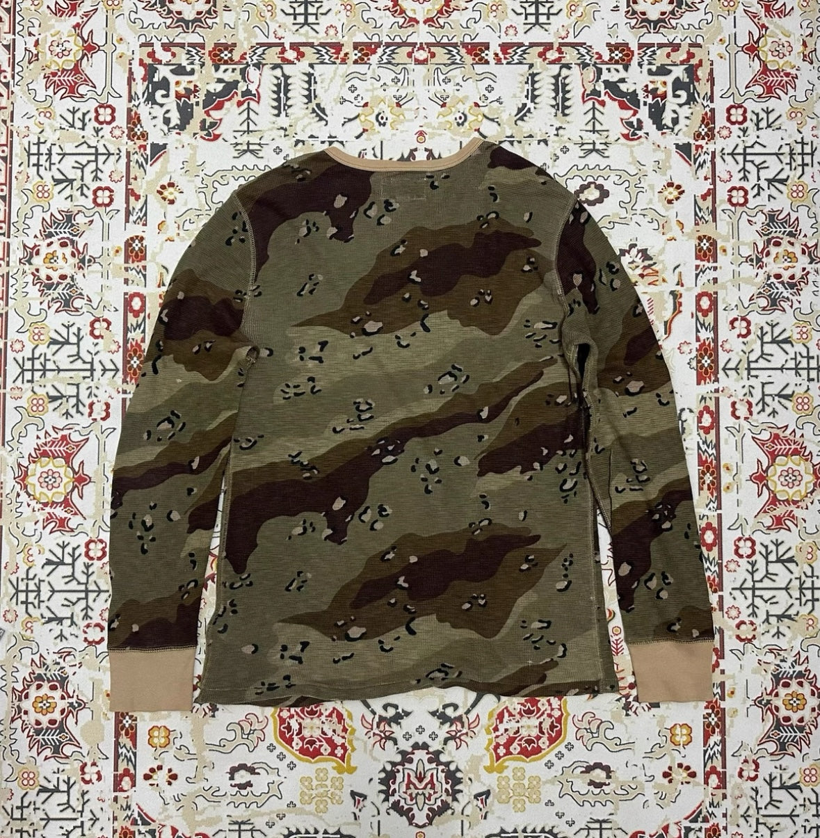 Denim & Supply Ralph Lauren Camo Waffle Henley (Thin)