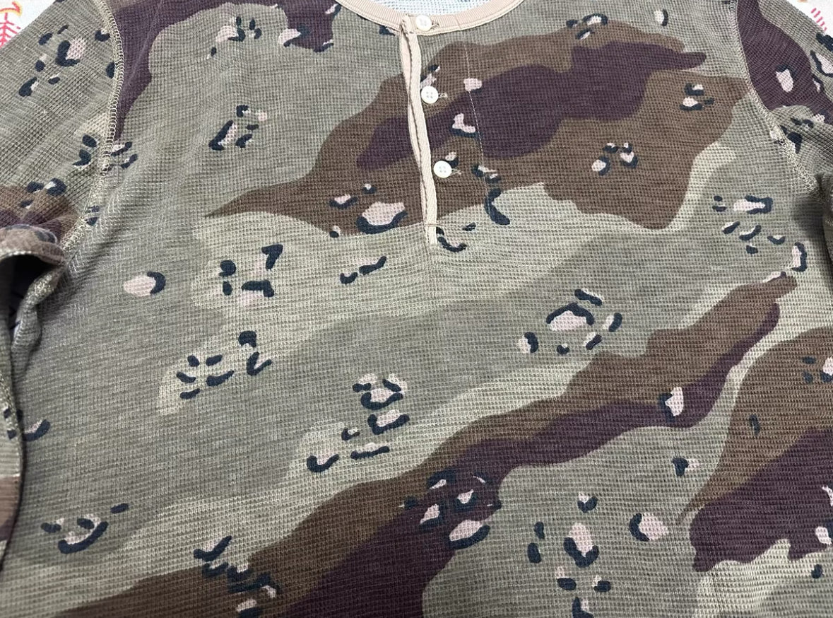 Denim & Supply Ralph Lauren Camo Waffle Henley (Thin)