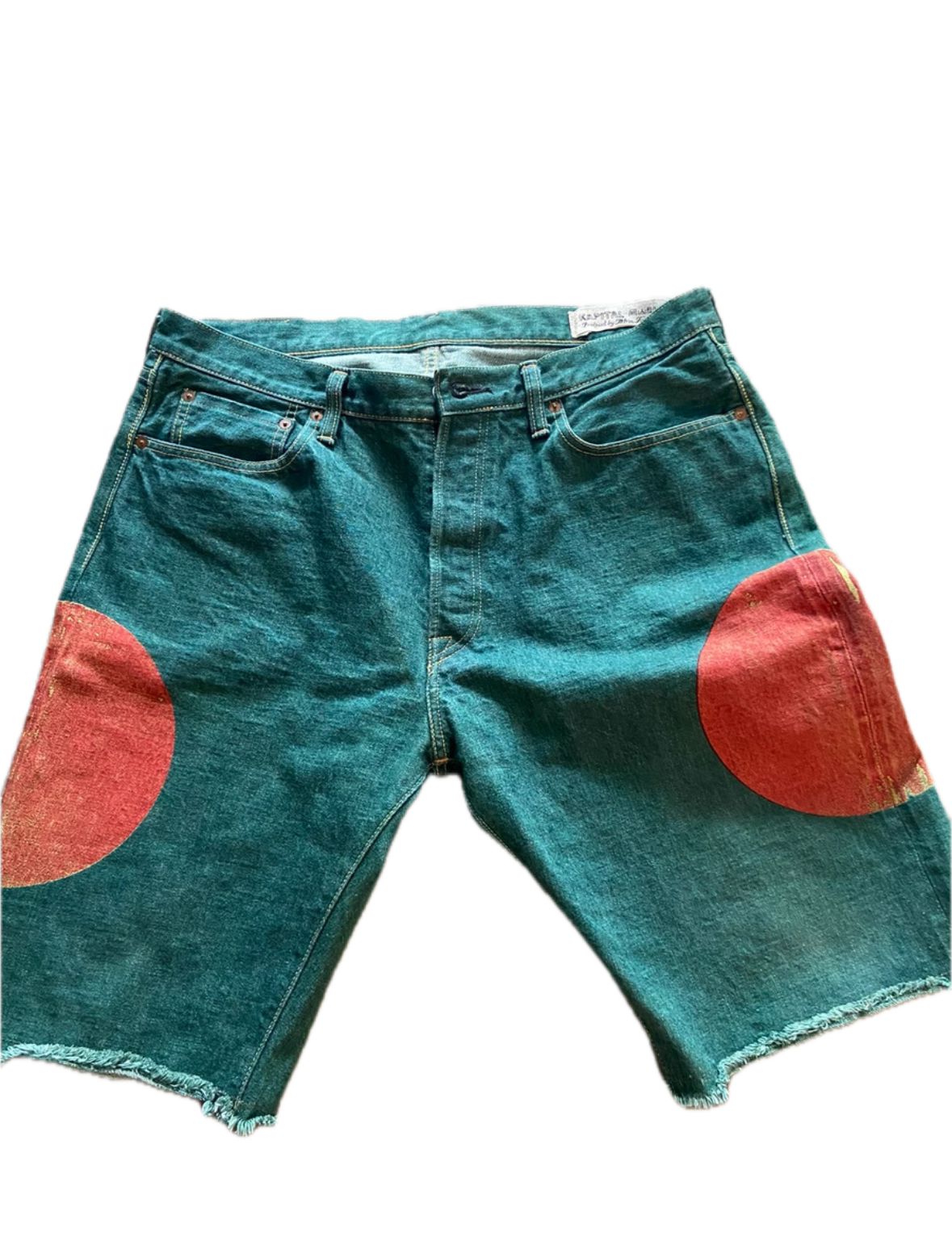 Kapital Hinomaru Denim Shorts