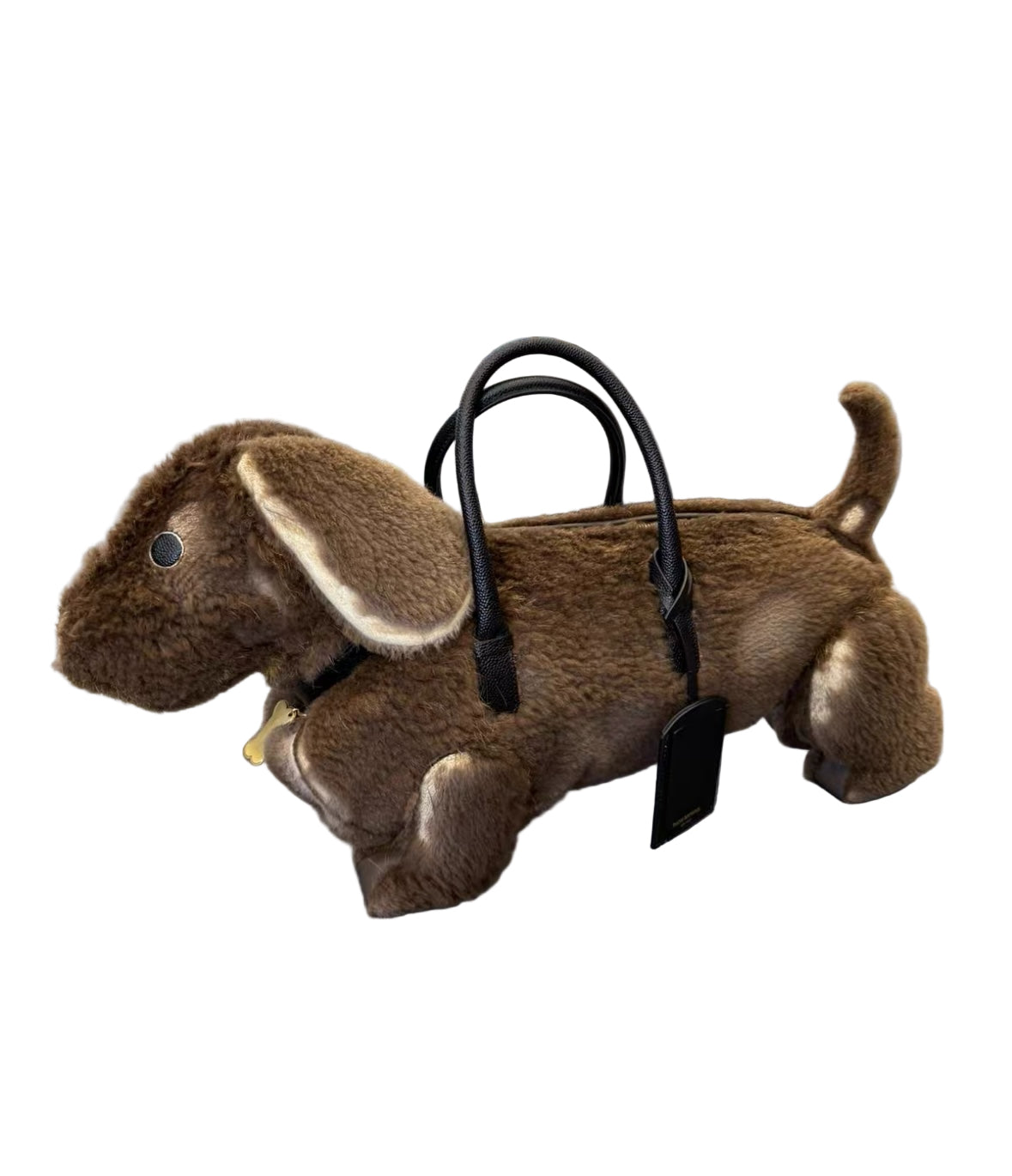 Thom Browne Runway Mink-Trim Puppy Bag (Showpiece)