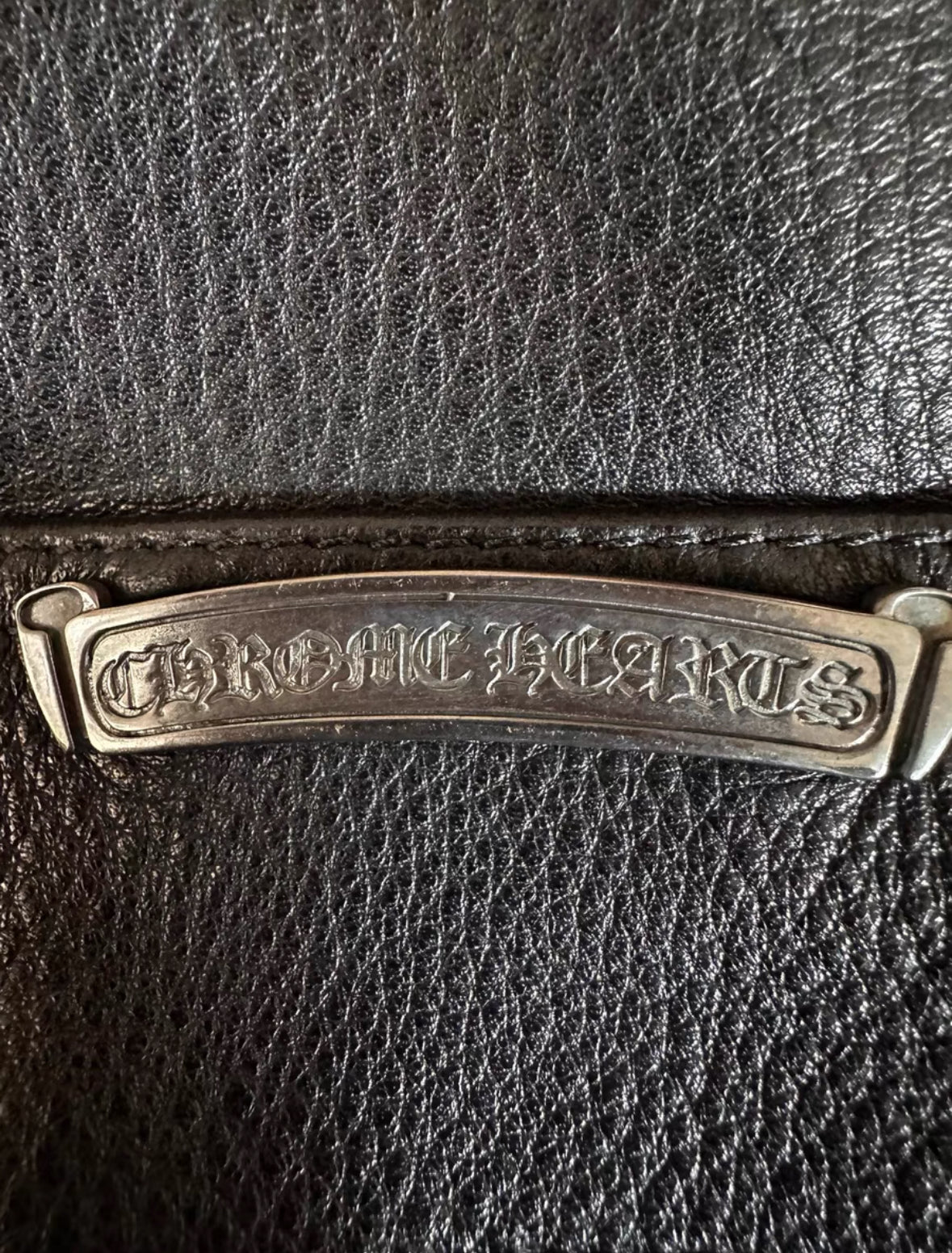 Chrome Hearts Flame Leather Pants