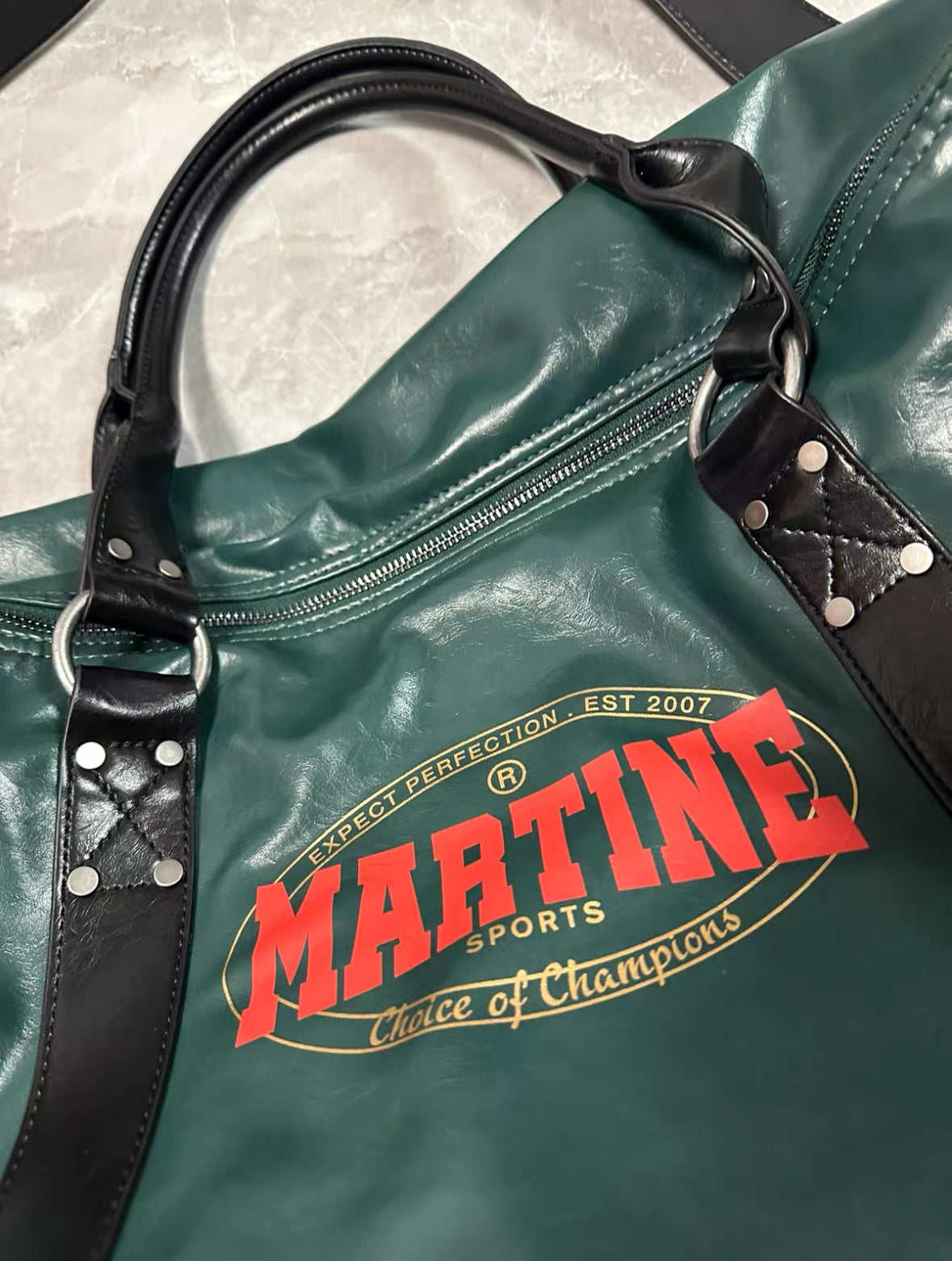Martine Rose SS25 Vegan Leather Sports Bag