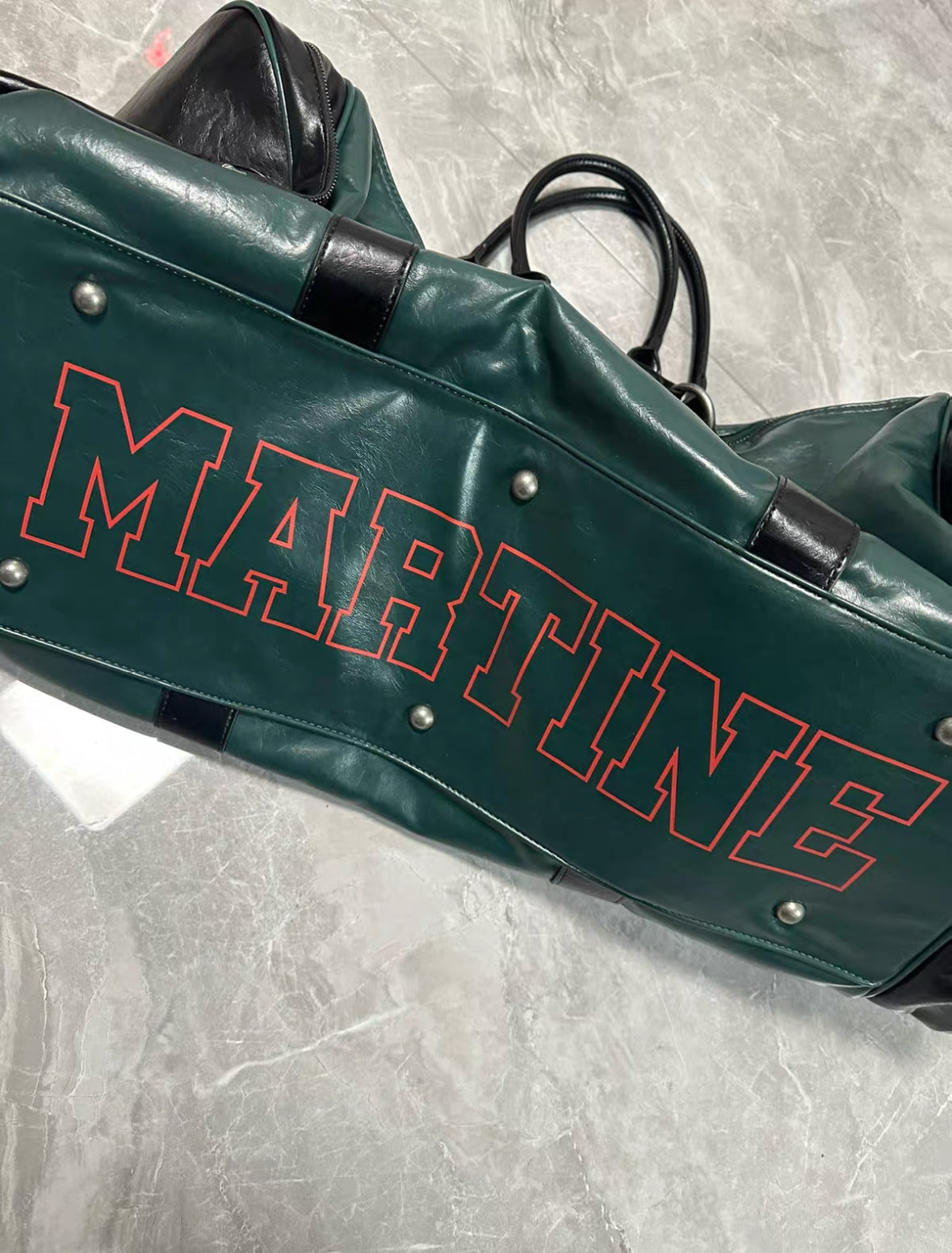 Martine Rose SS25 Vegan Leather Sports Bag