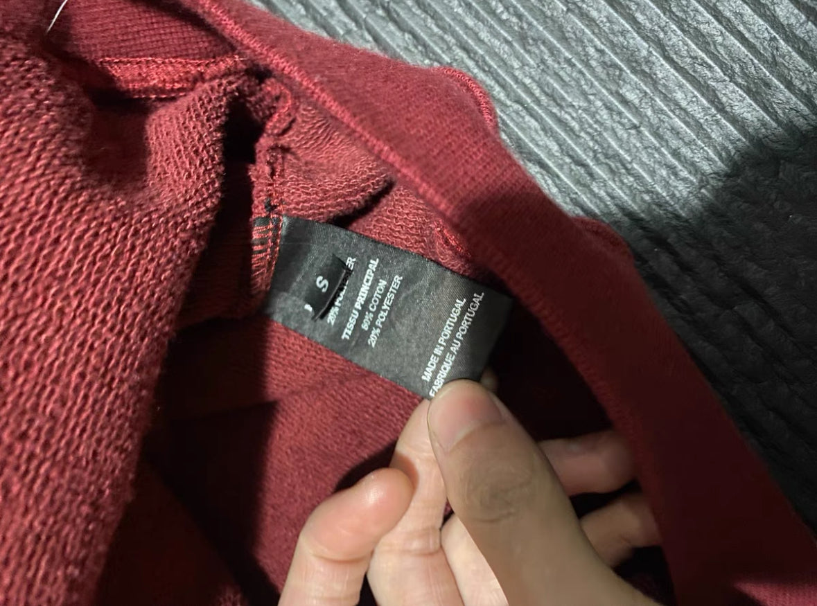 Vetements 18AW Women's Zip Hoodie Curved Hem