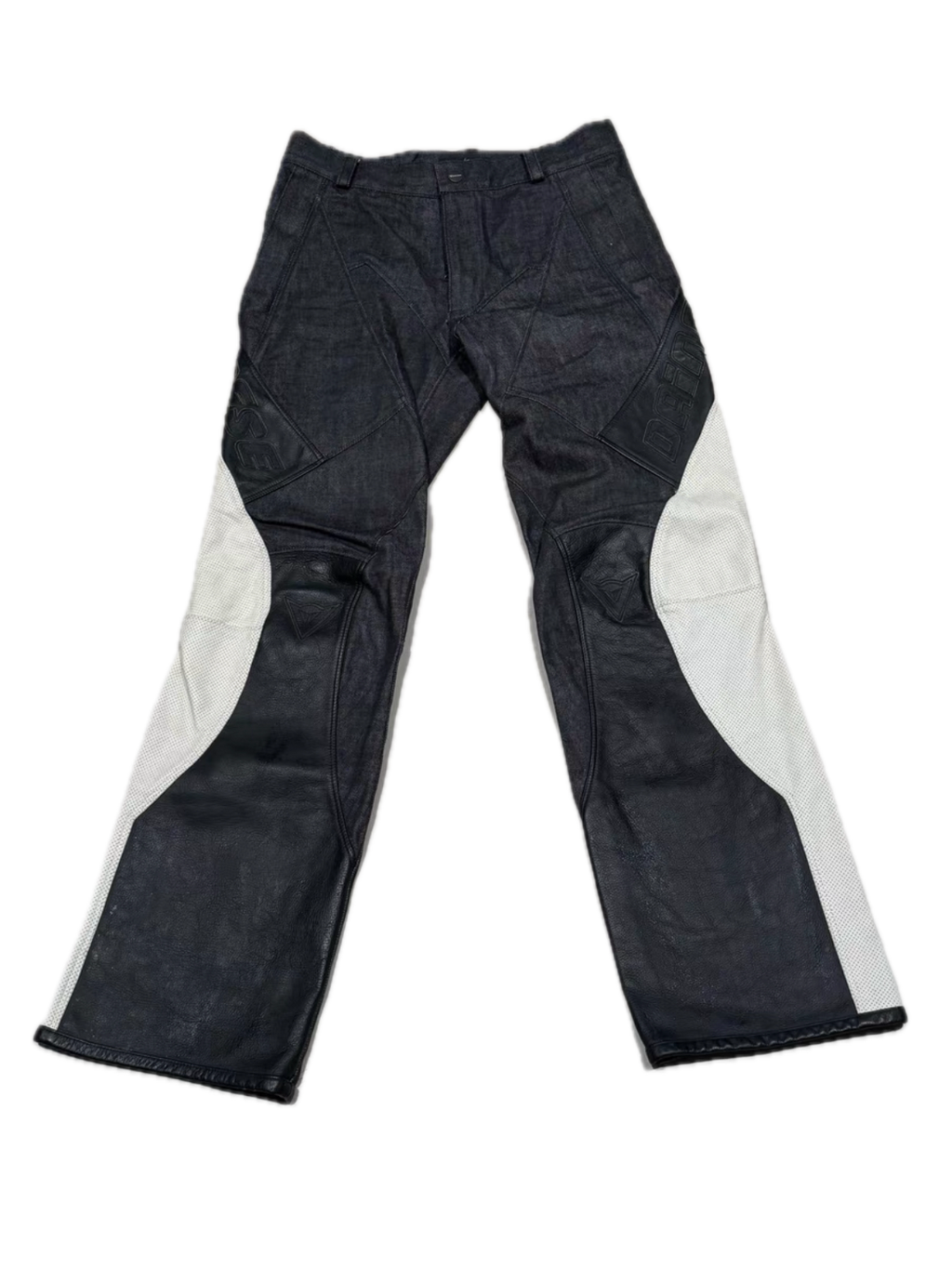 Yohji Y's x Dainese Collaboration 05SS Leather Denim Riding Pants