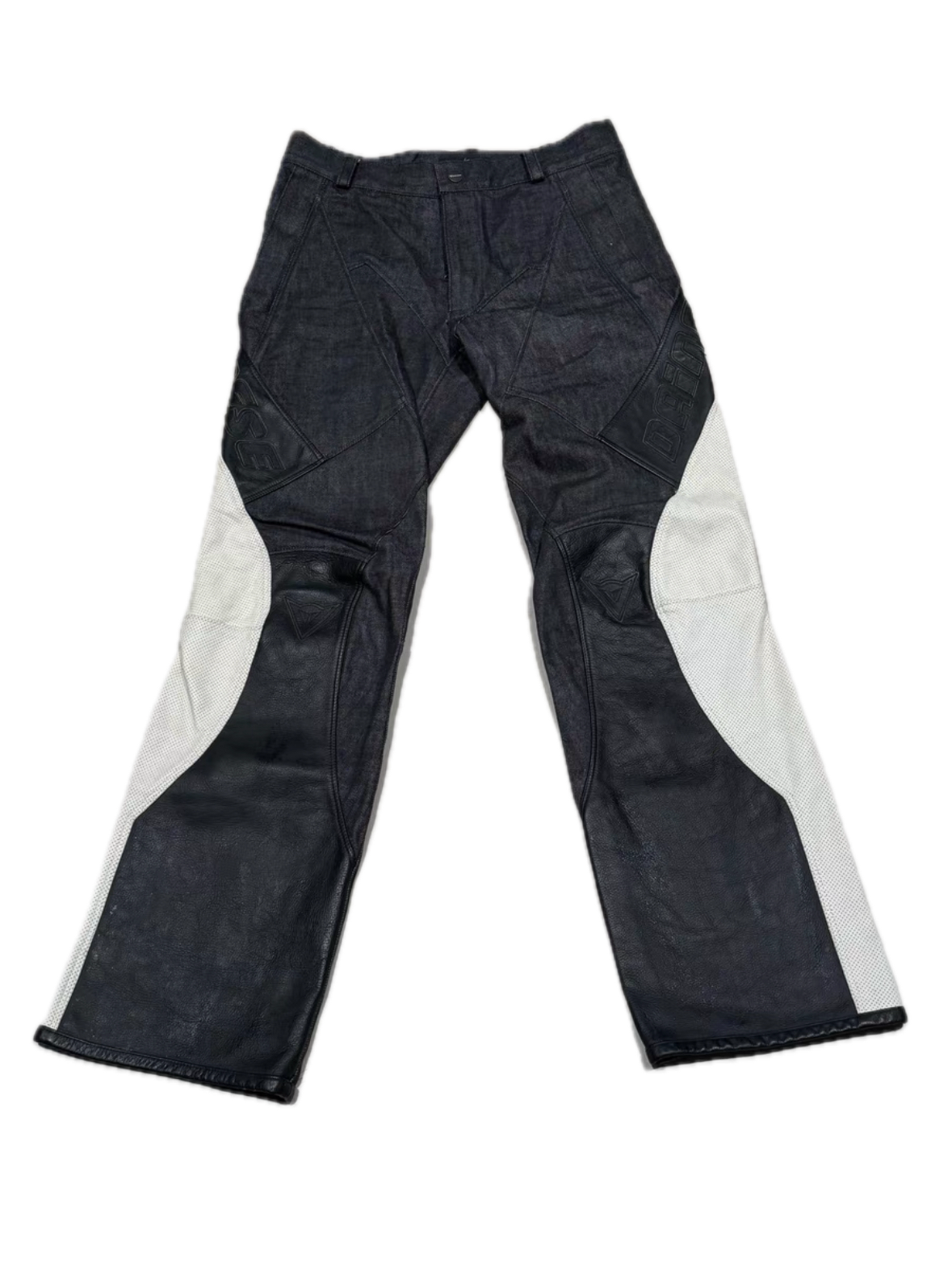 Yohji Y's x Dainese Collaboration 05SS Leather Denim Riding Pants