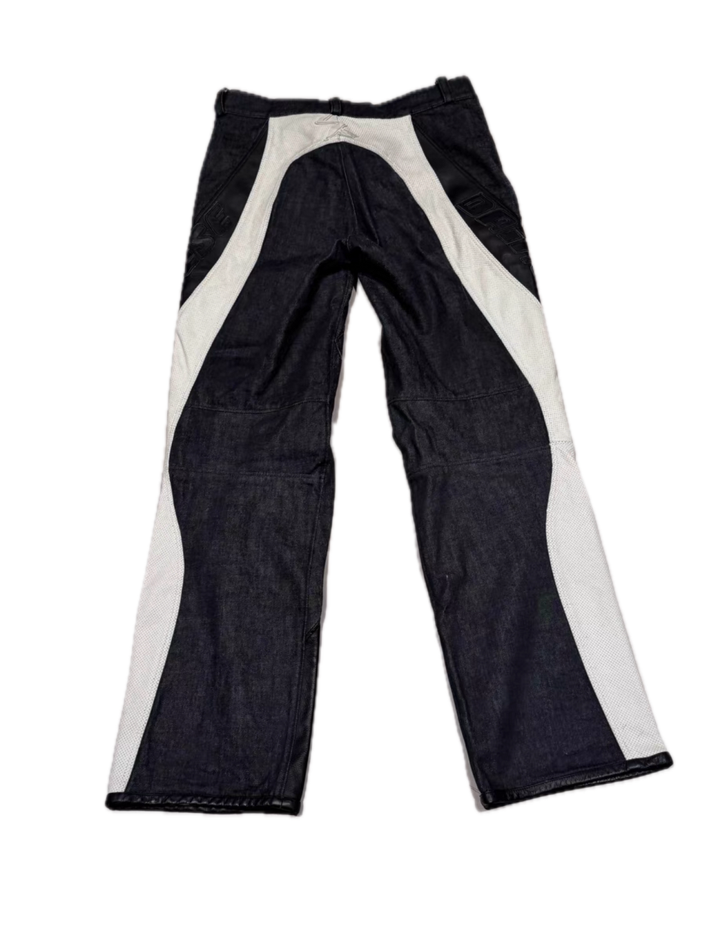 Yohji Y's x Dainese Collaboration 05SS Leather Denim Riding Pants