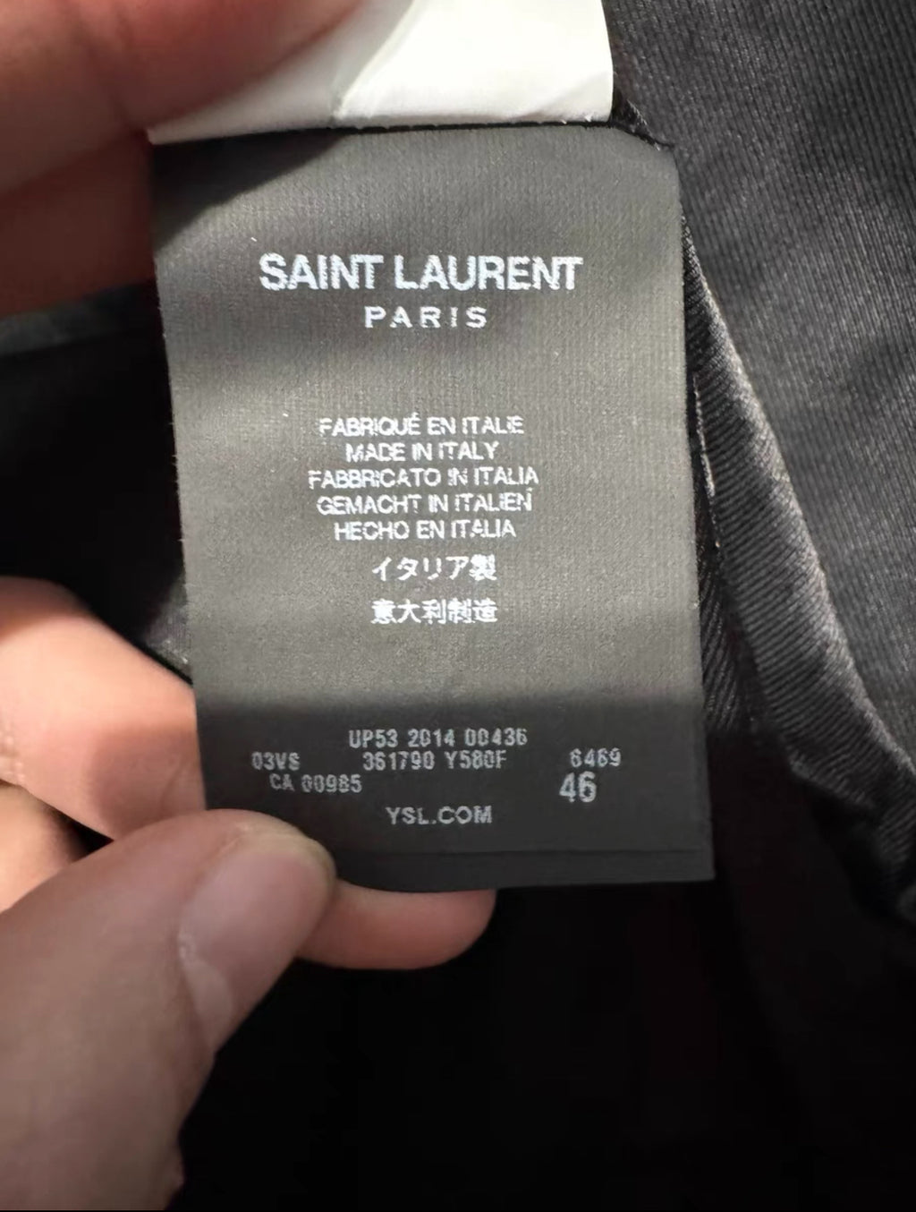 Saint Laurent SLP Red Leopard Varsity Jacket